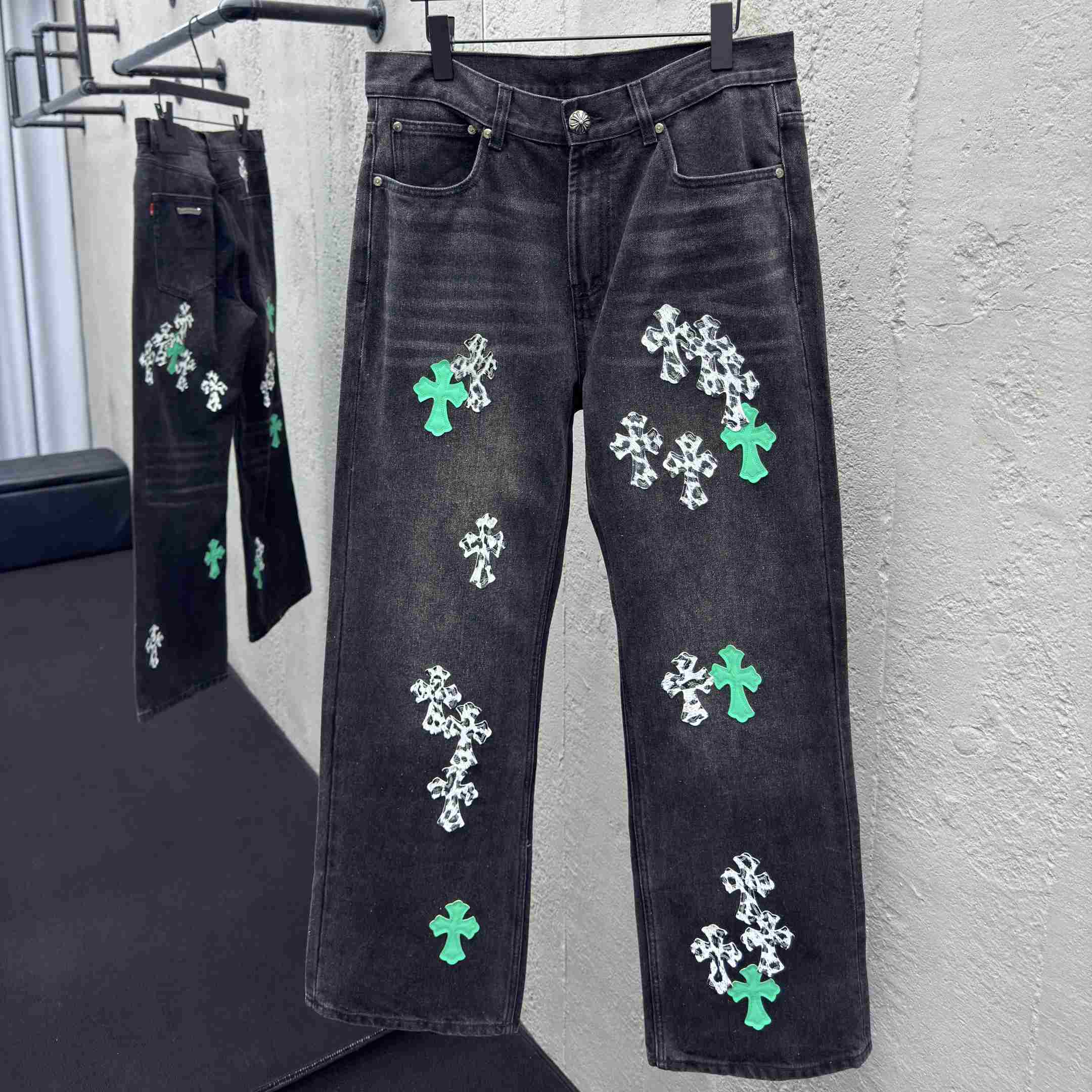 Chrome Hearts Jeans - DesignerGu