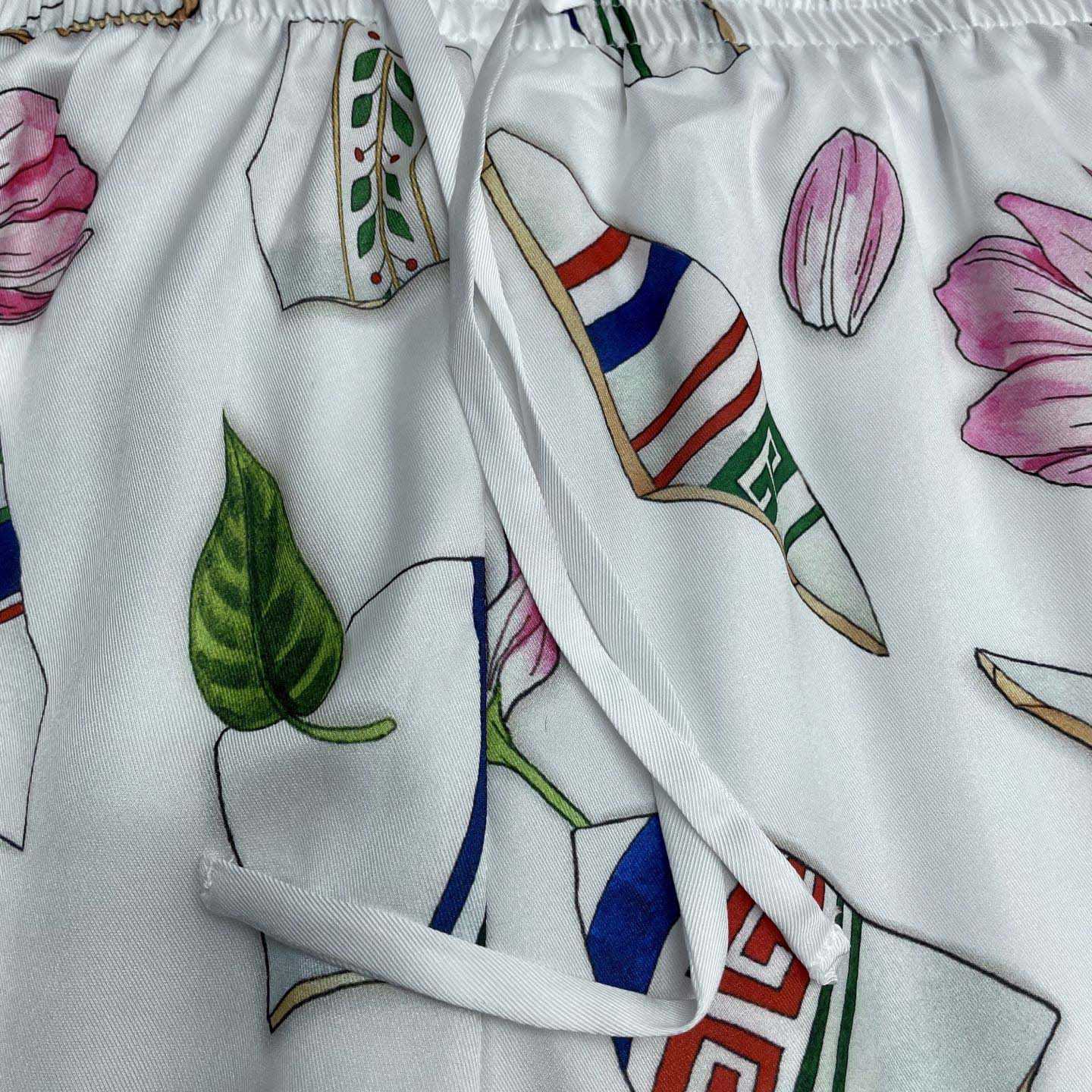 Casablanca Drawstring Shorts   CA3532 - 