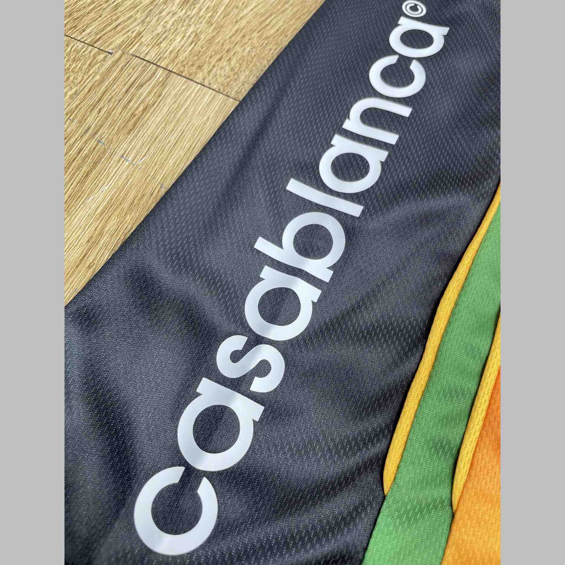Casablanca Pastel Gradient Football Shorts   C1009 - 