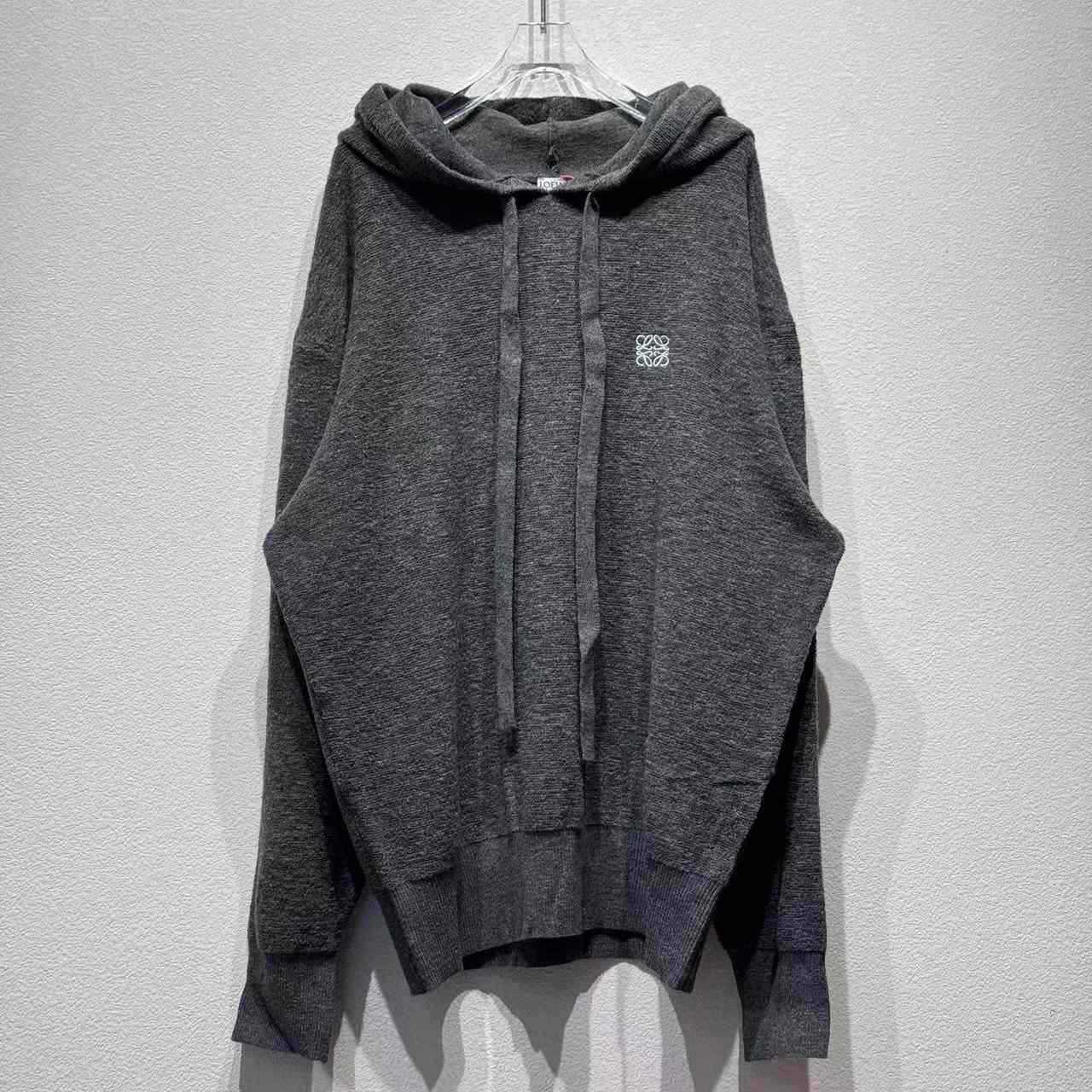 Loewe Hoodie In Wool - DesignerGu