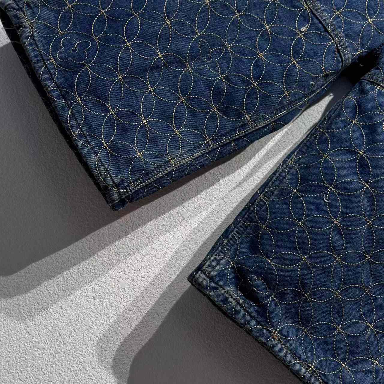 Louis Vuitton Embroidered Workwear Shorts   1AILVC - DesignerGu