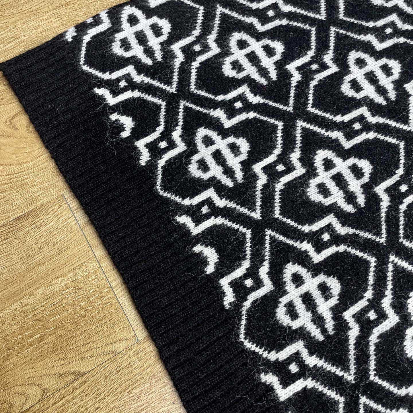 Casablanca Monogram-pattern Knitted Sweater - DesignerGu