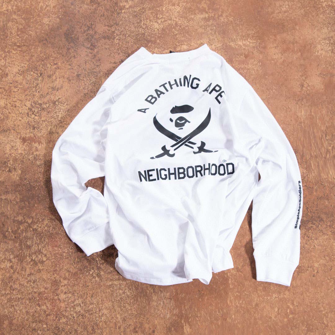 Bape x Nbhd L/S Tee - DesignerGu