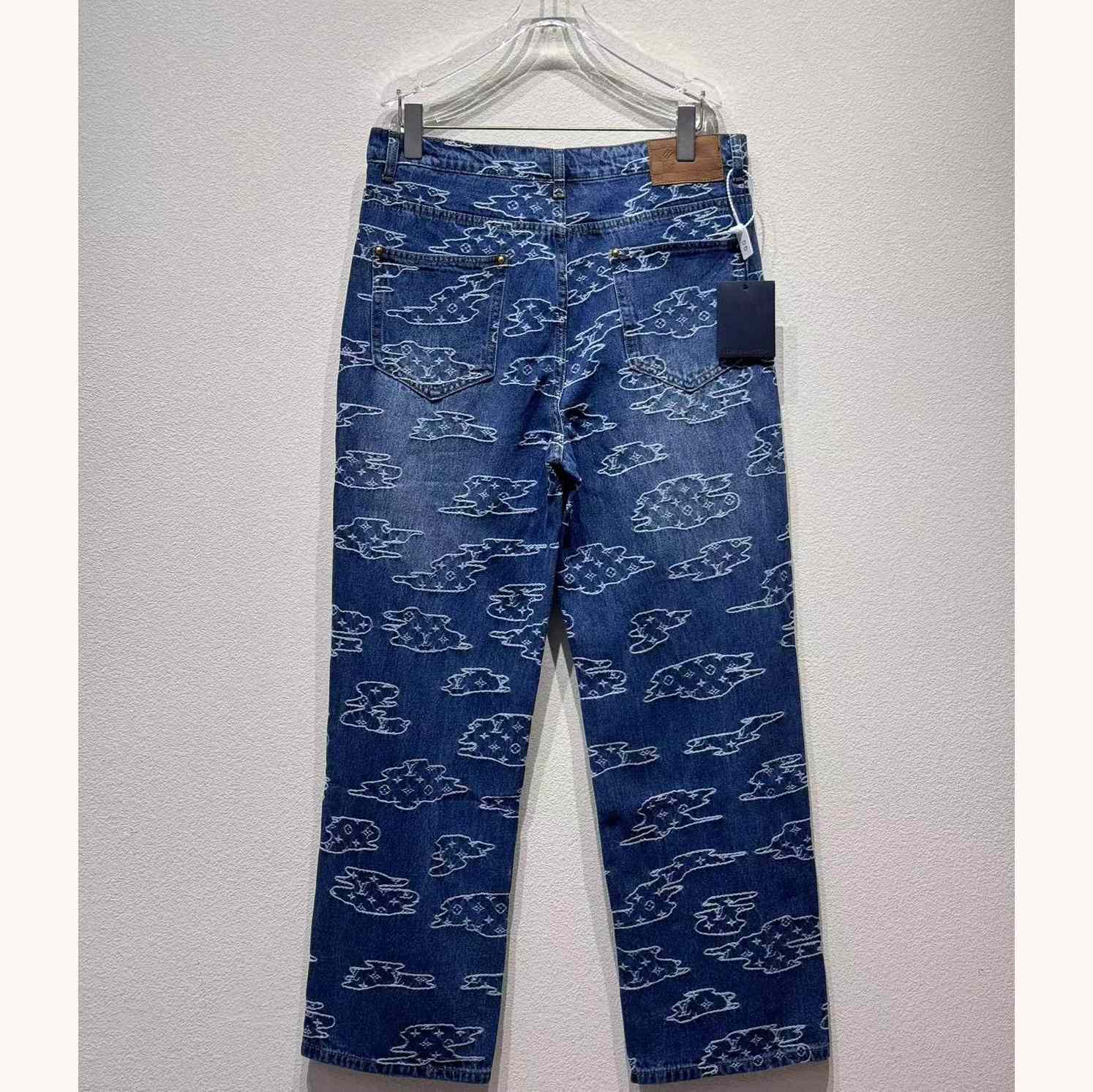 Louis Vuitton Monogram Jeans - DesignerGu