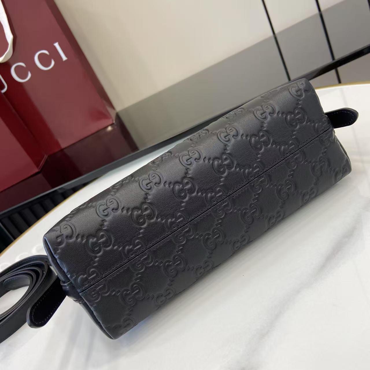 Gucci GG Emblem Small Shoulder Bag - DesignerGu