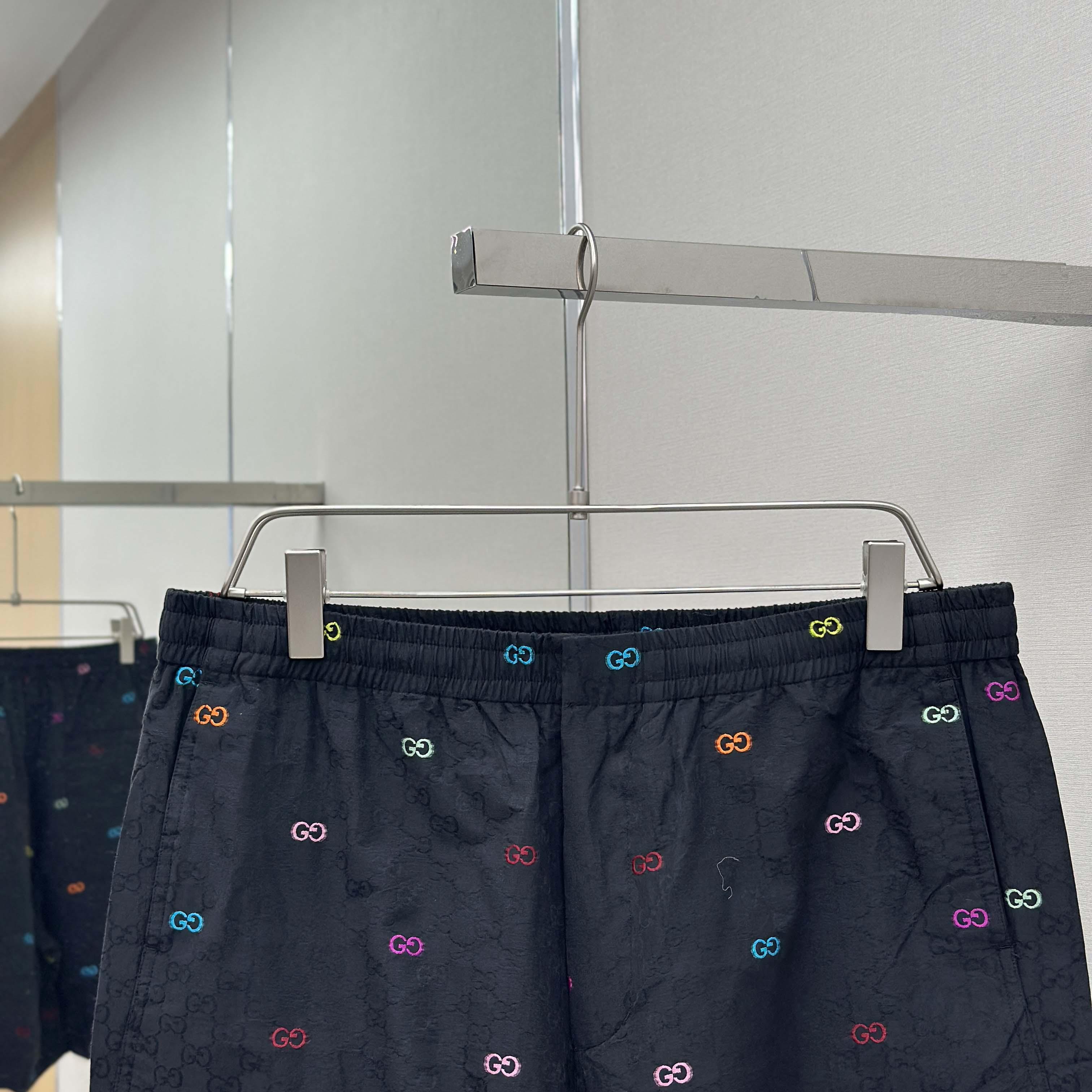 Gucci GG Cotton Ripstop Shorts - DesignerGu