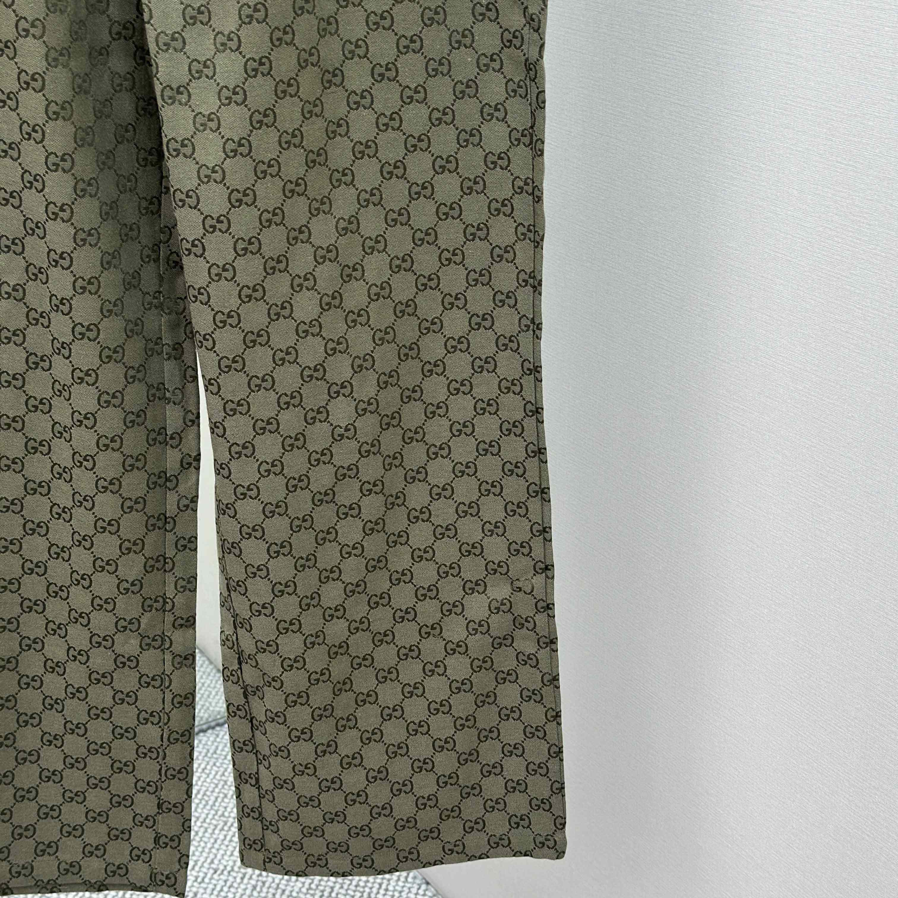 Gucci Black Cotton Pants - DesignerGu