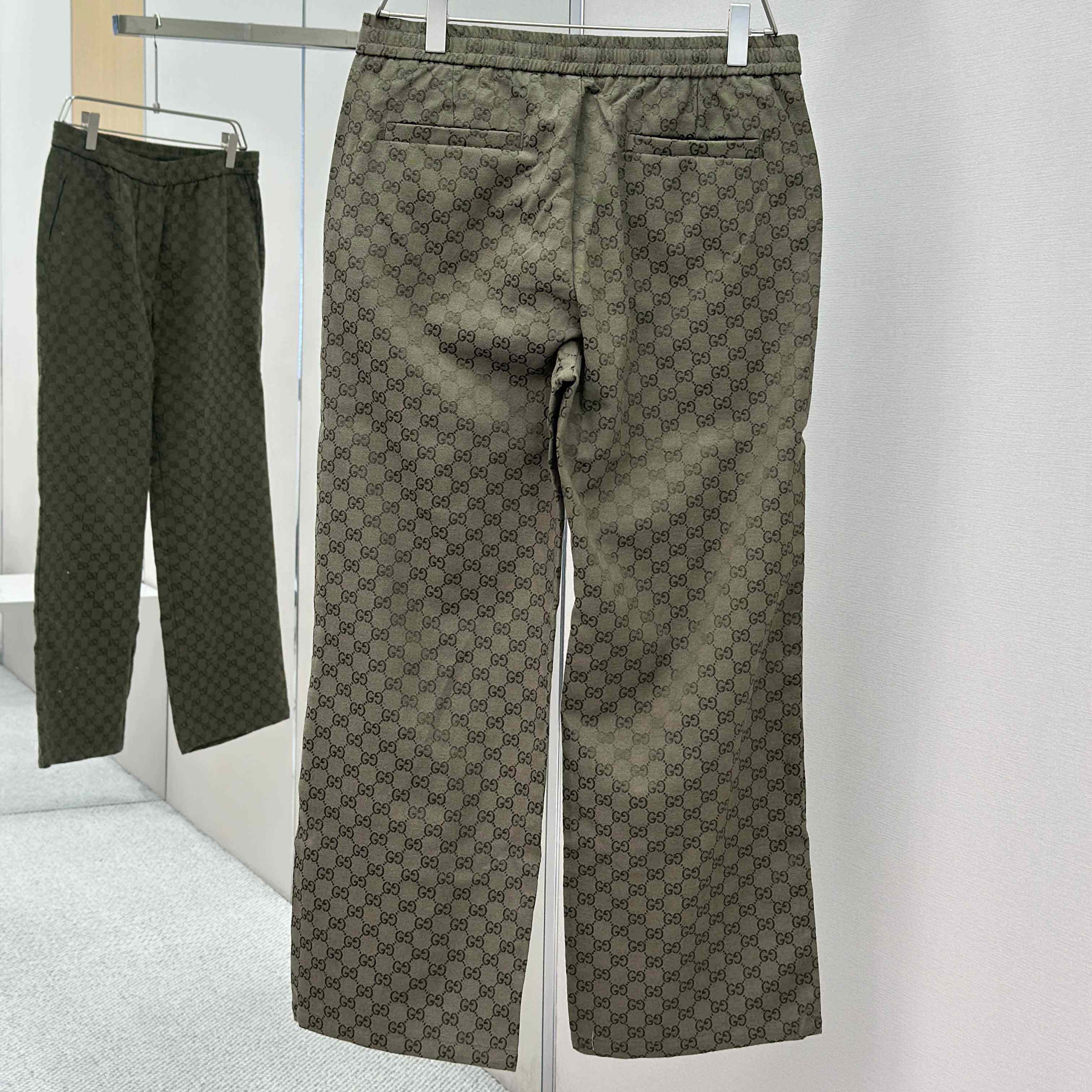 Gucci Black Cotton Pants - DesignerGu