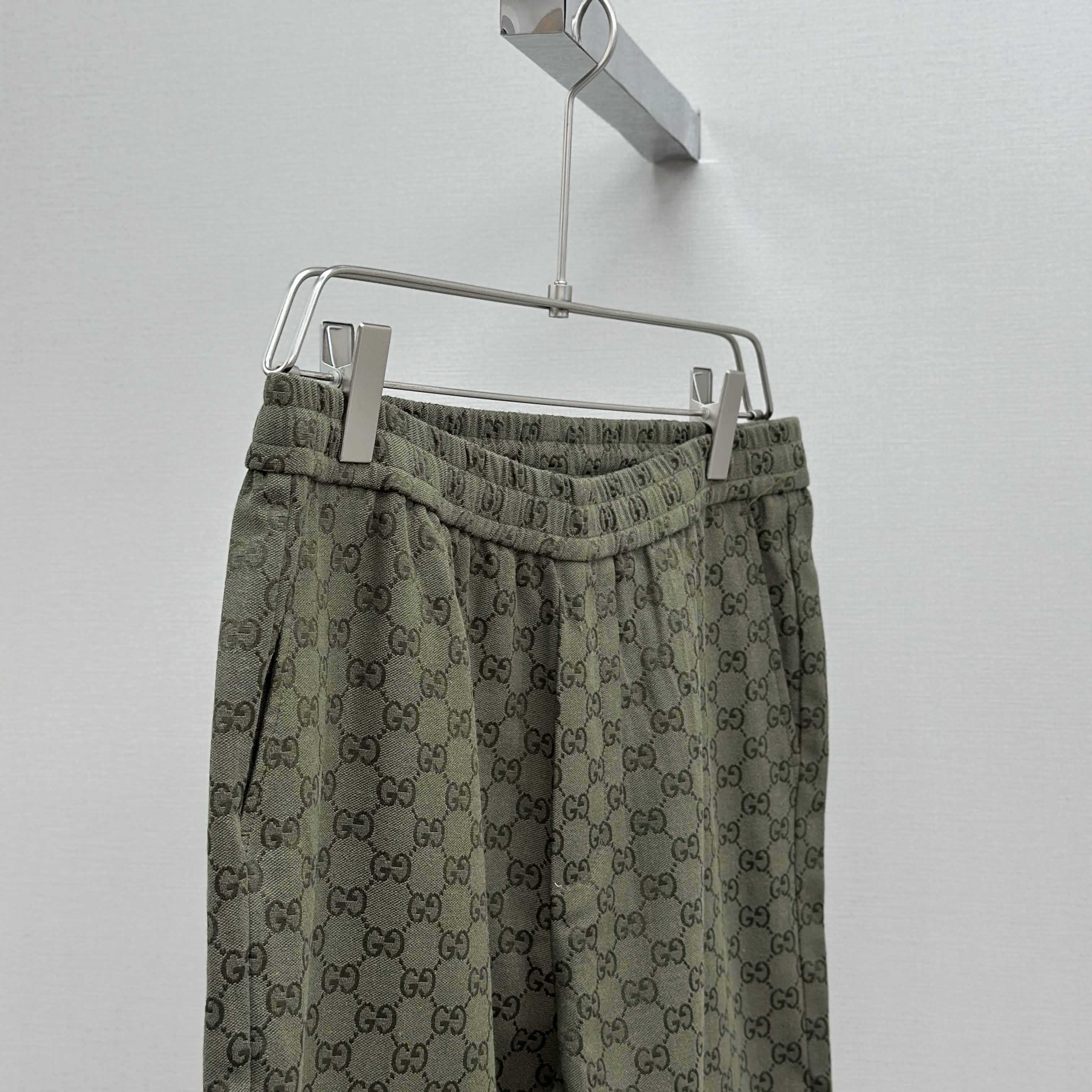 Gucci Black Cotton Pants - DesignerGu