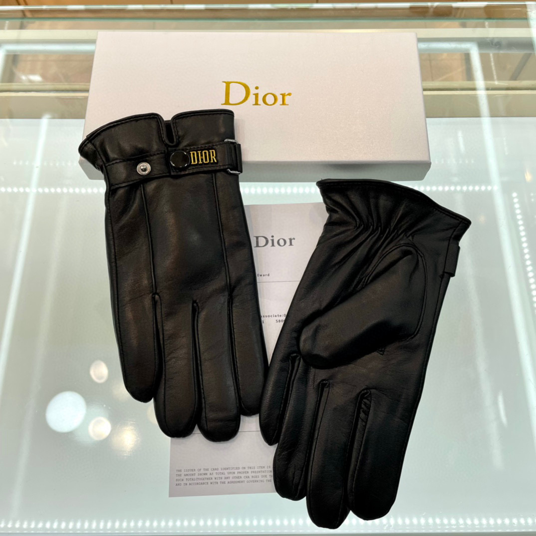 Dior Men's Gloves  - DesignerGu