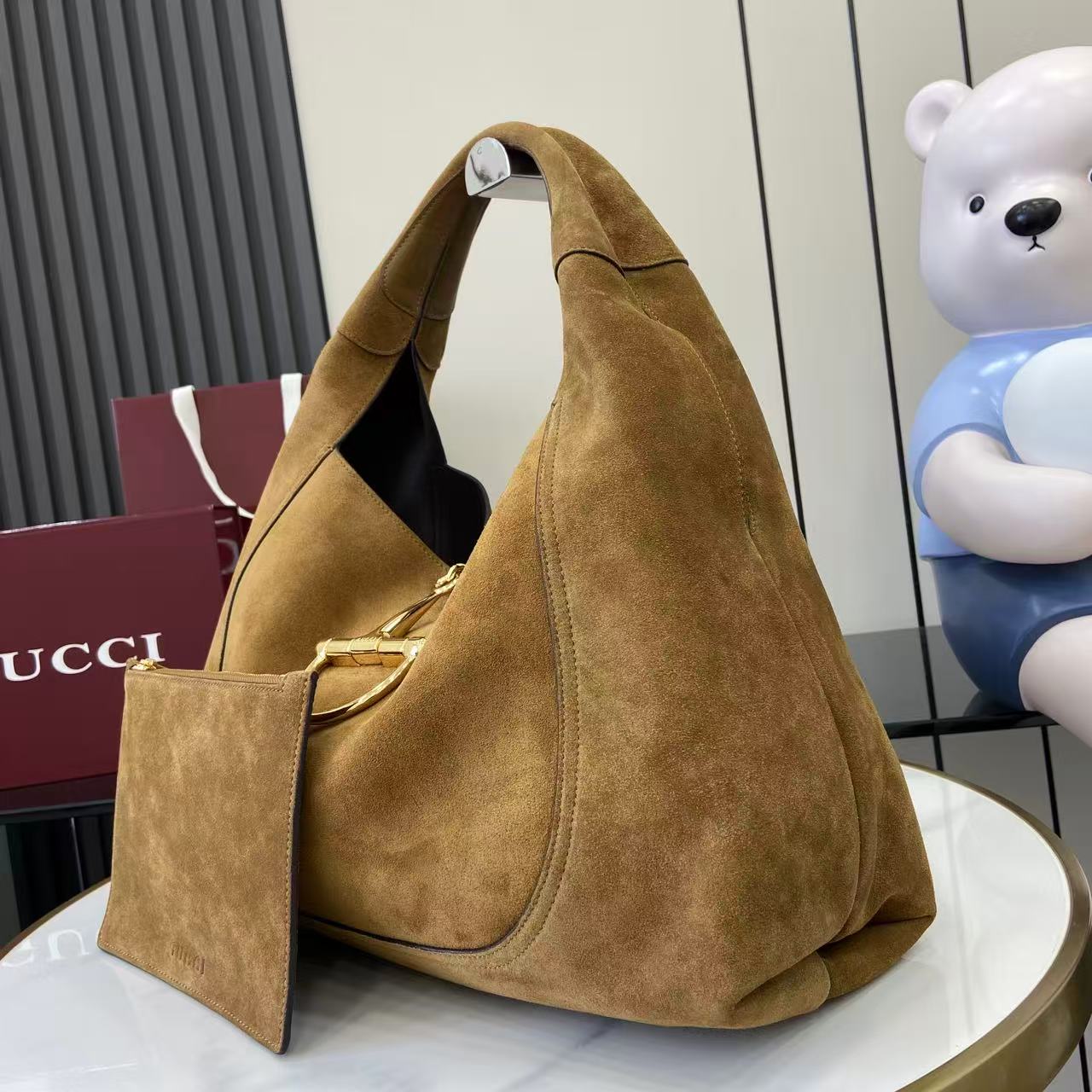 Gucci Softbit Maxi Shoulder Bag - DesignerGu