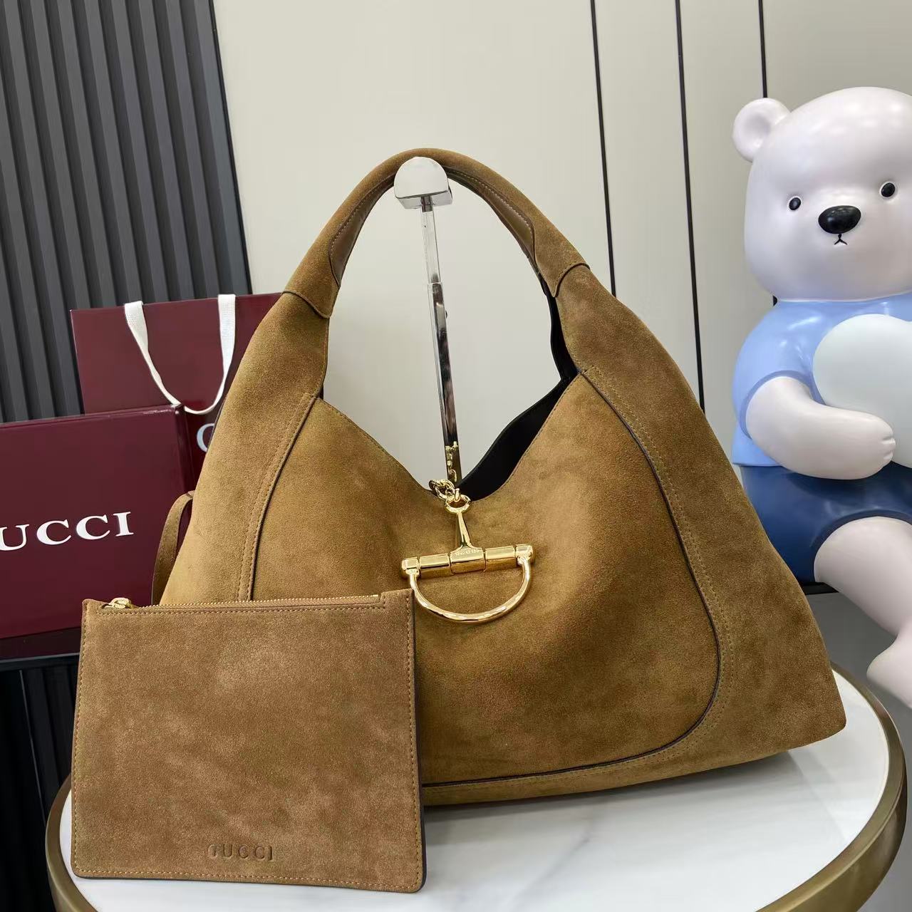 Gucci Softbit Maxi Shoulder Bag - DesignerGu