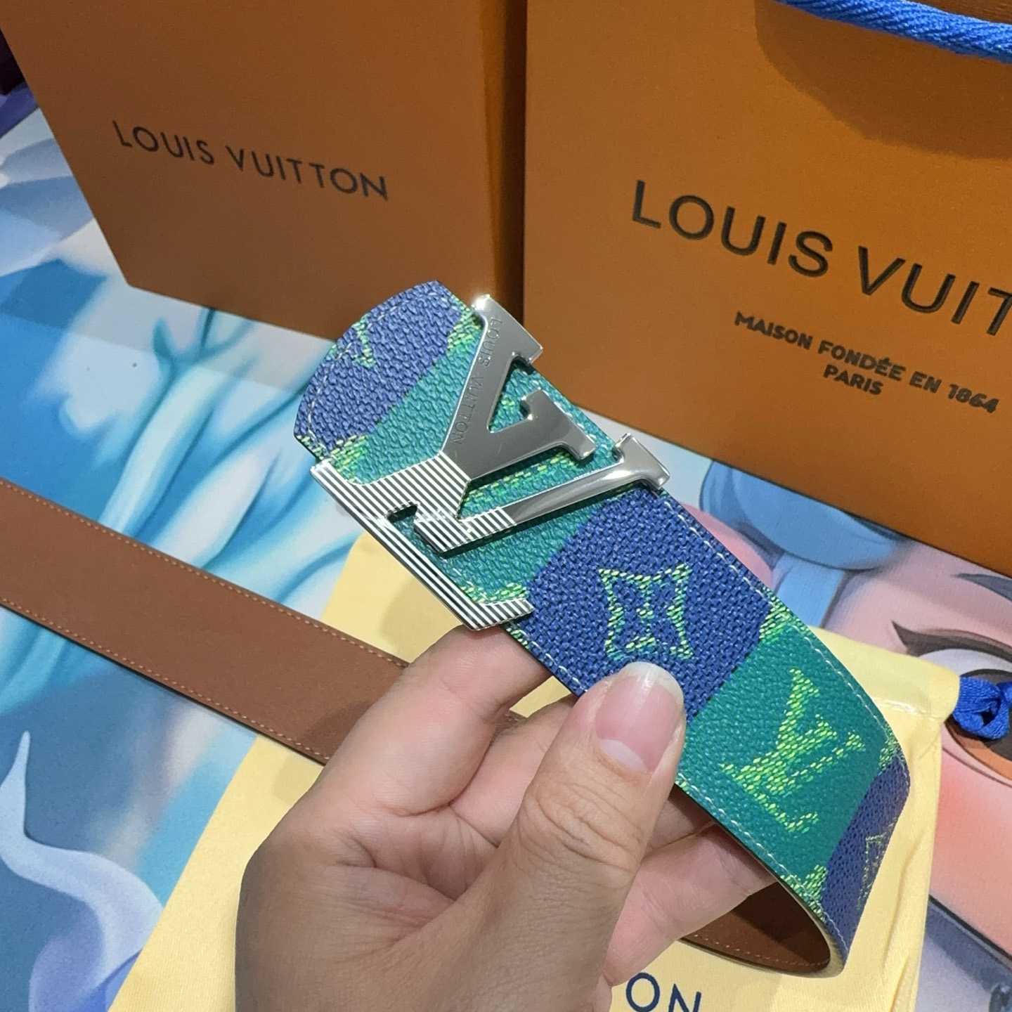 Louis Vuitton 40mm Reversible Belt  - DesignerGu