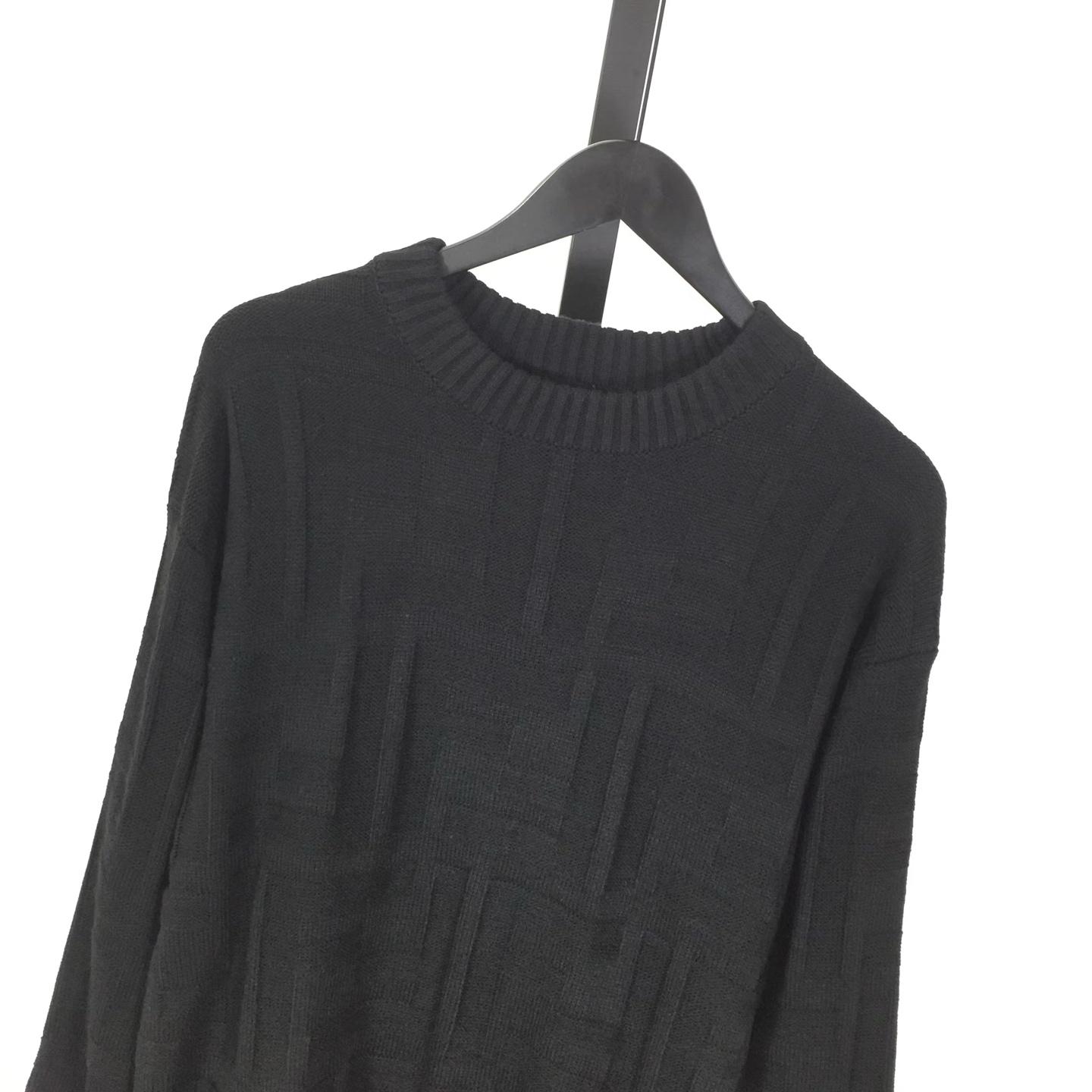 Fendi Black Wool Pullover - DesignerGu