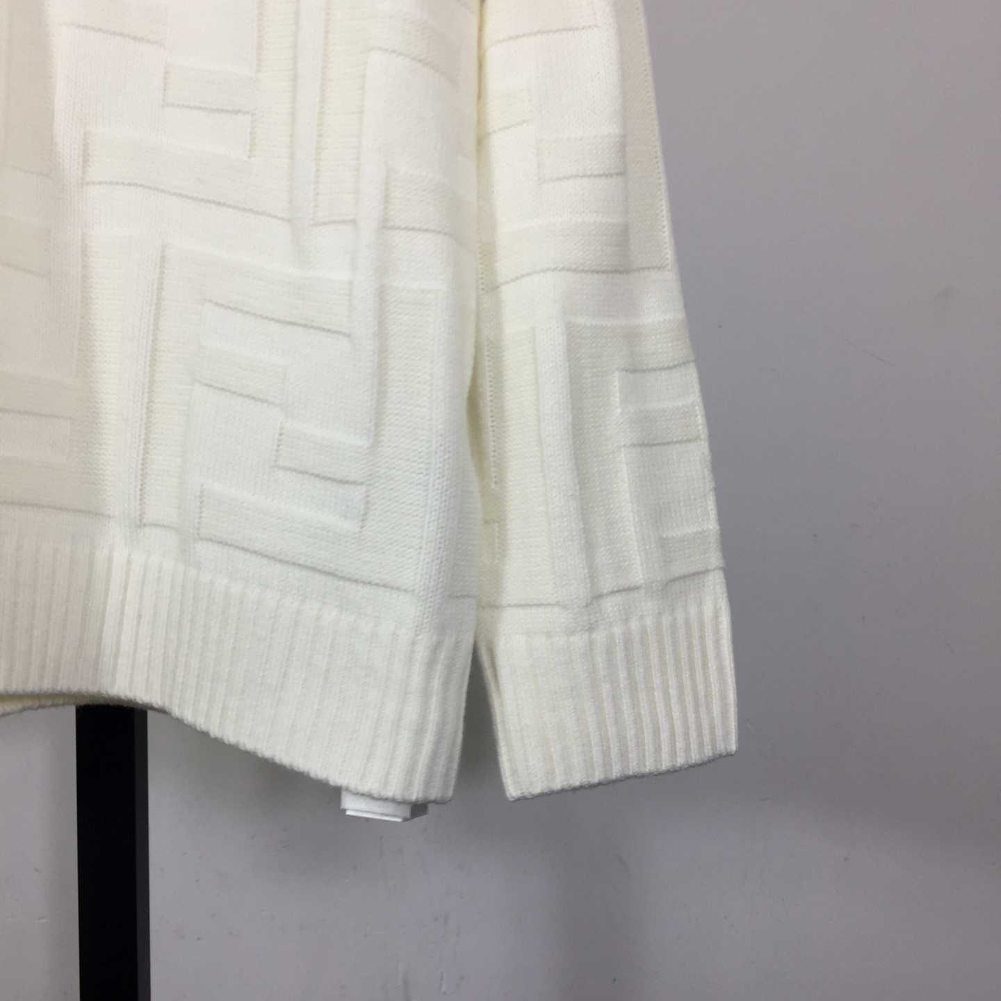 Fendi White Wool Pullover - DesignerGu