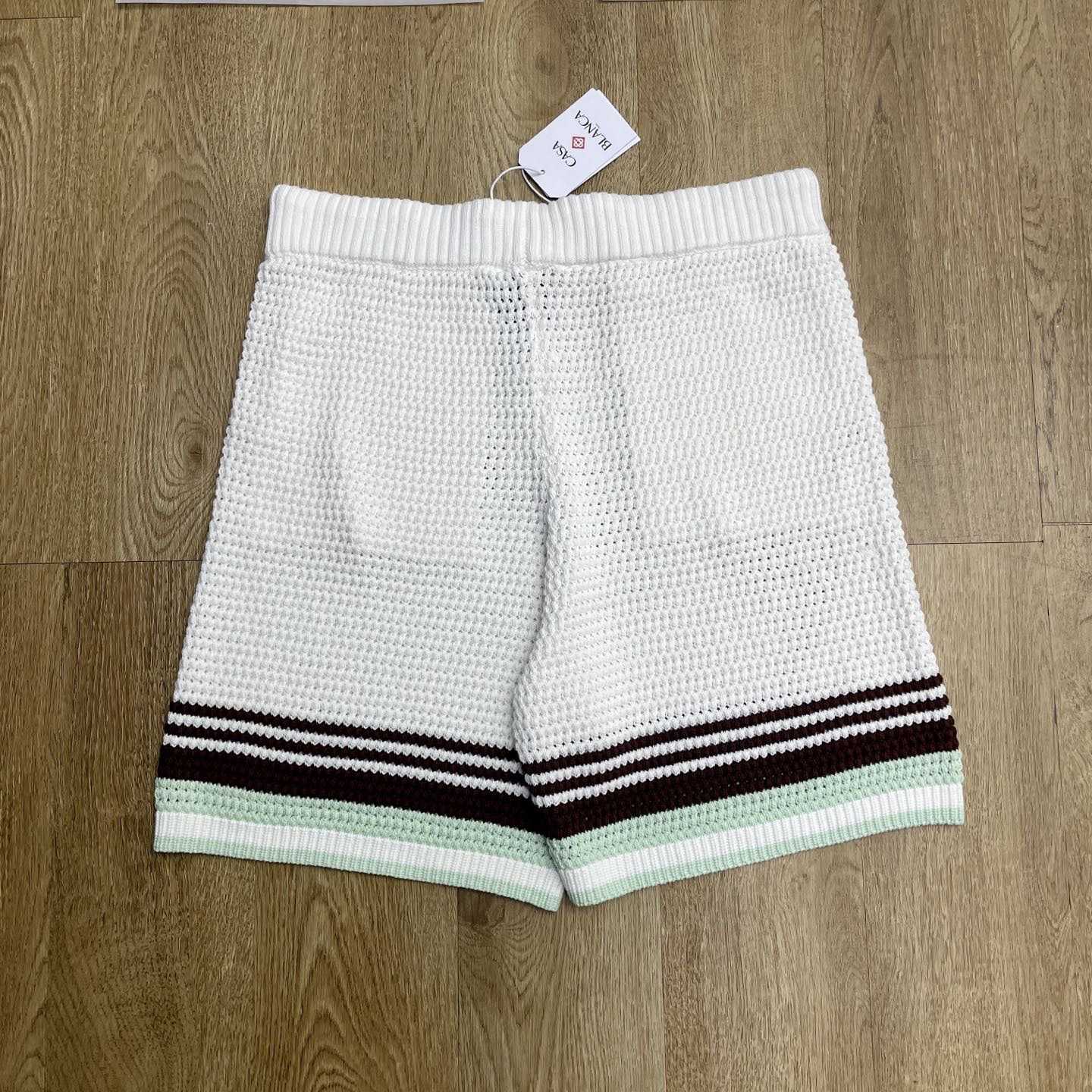 Casablanca Cotton Tennis Crochet Shorts    Z6034 - DesignerGu