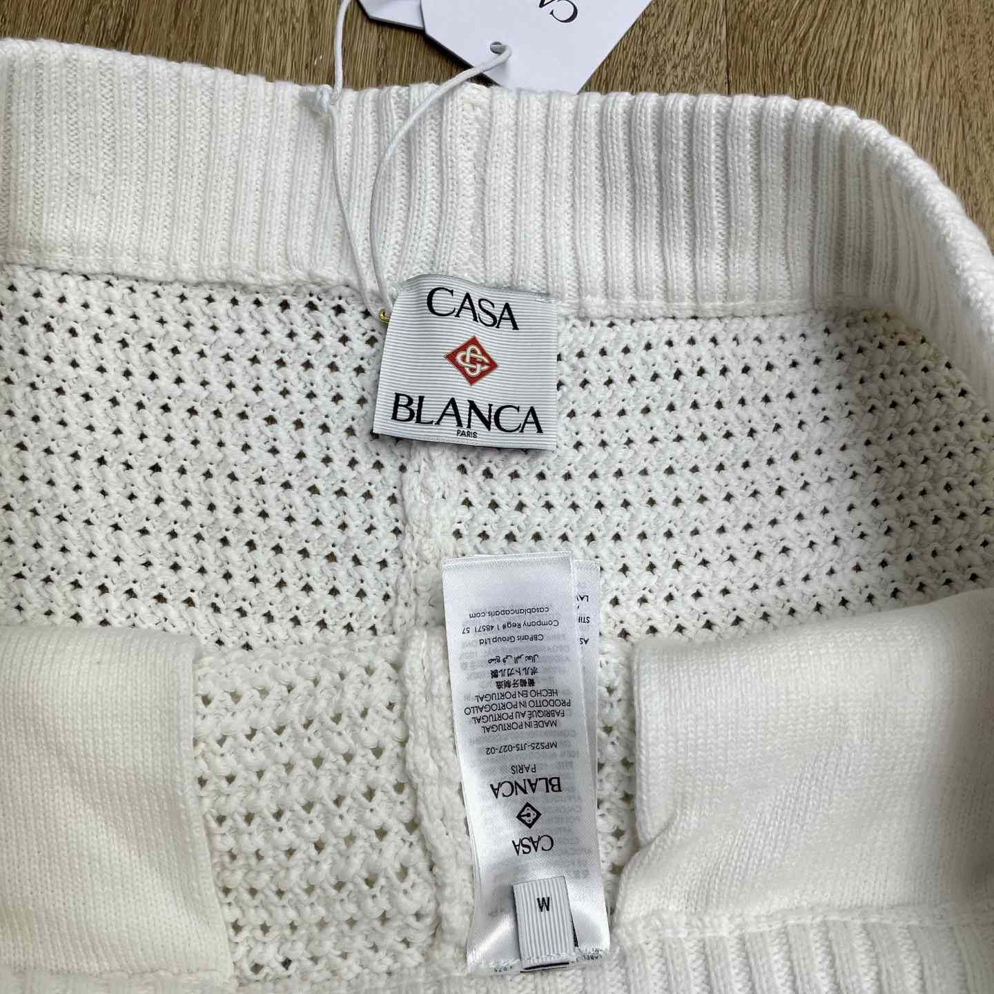 Casablanca Cotton Tennis Crochet Shorts    Z6034 - DesignerGu