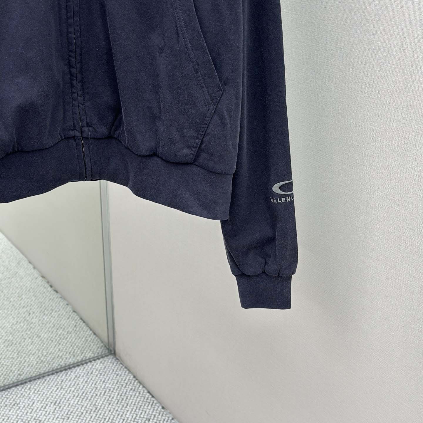 Balenciaga Back Reversible Zip-Up Hoodie - DesignerGu