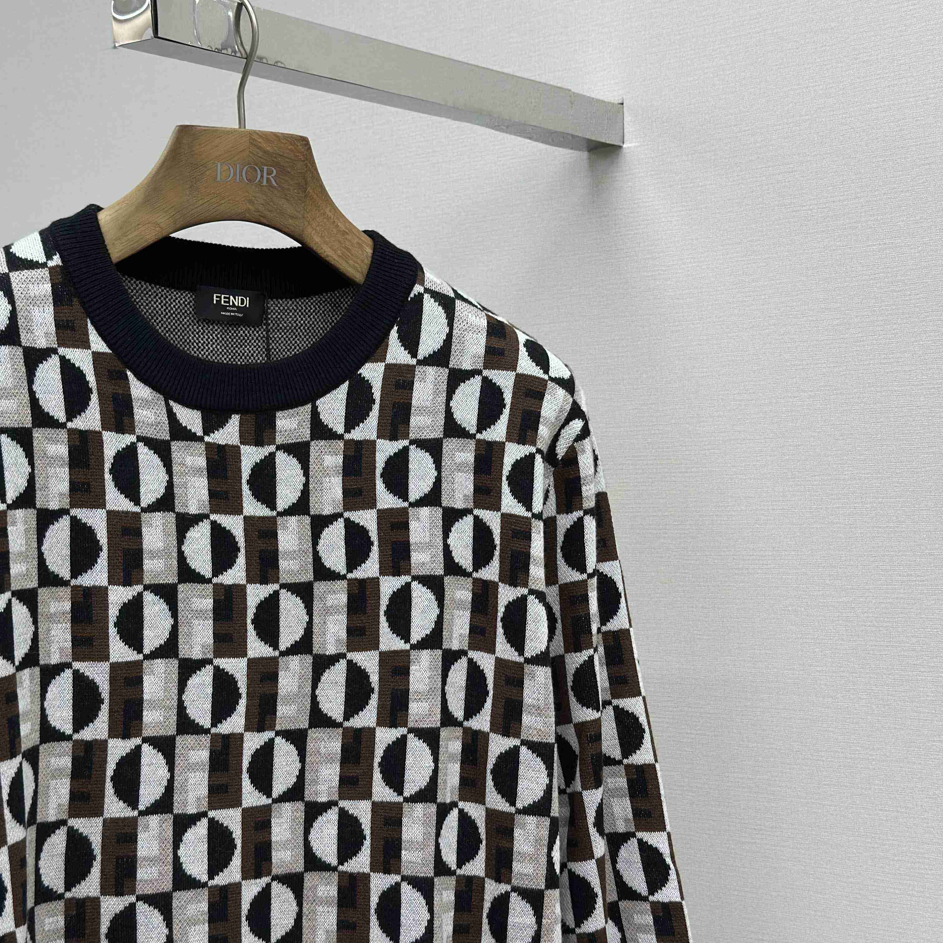 Fendi Multicolour Wool Jumper - DesignerGu