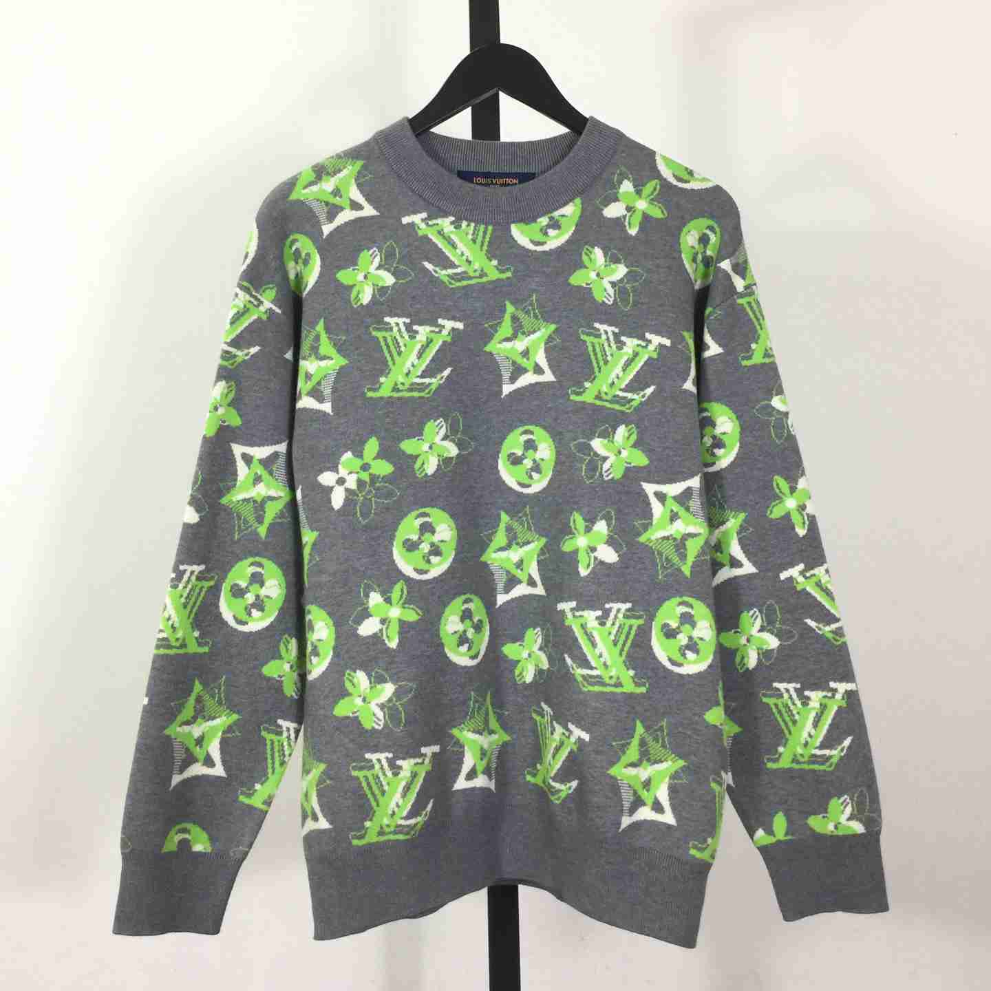 Louis Vuitton Monogram Wool Blend Pullover Louis Vuitton Monogram Wool Blend Pullover - DesignerGu