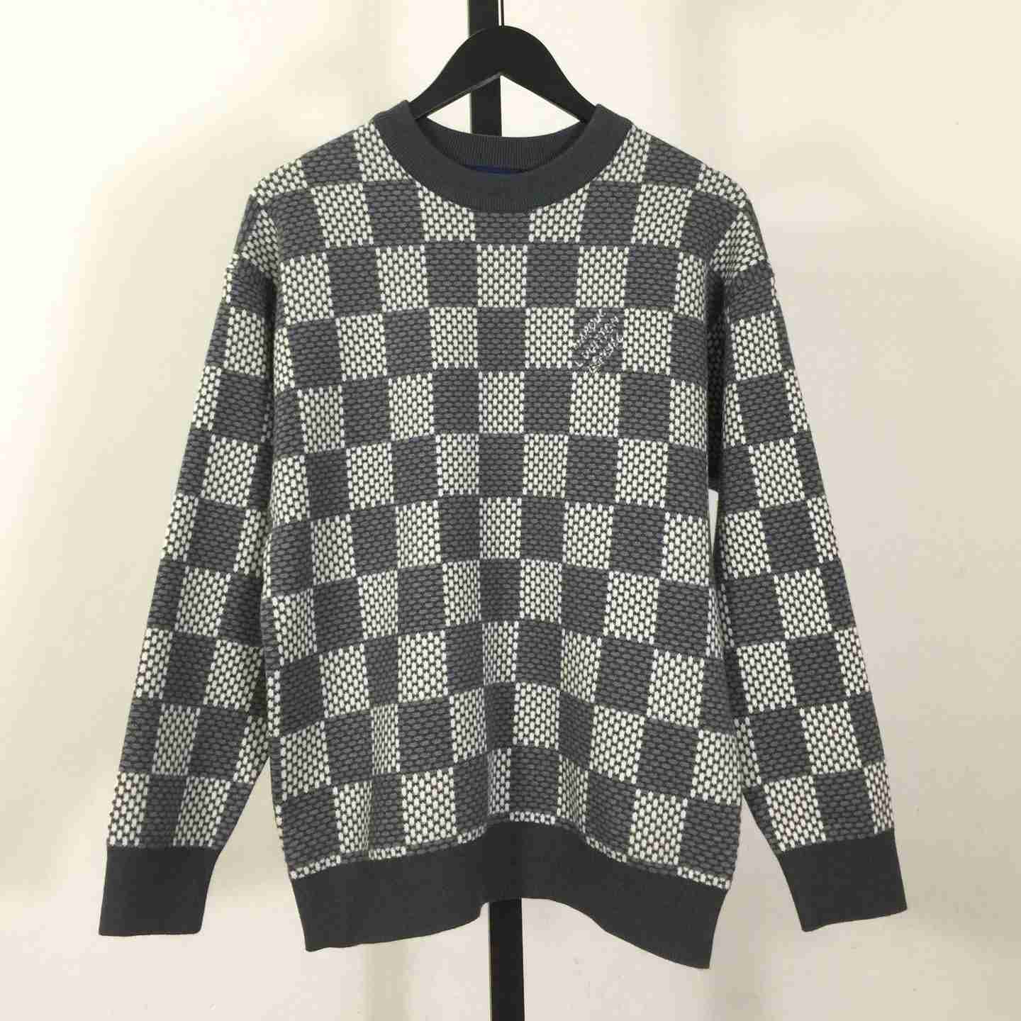 Louis Vuitton Damier Wool Blend Pullover Louis Vuitton Damier Wool Blend Pullover - DesignerGu