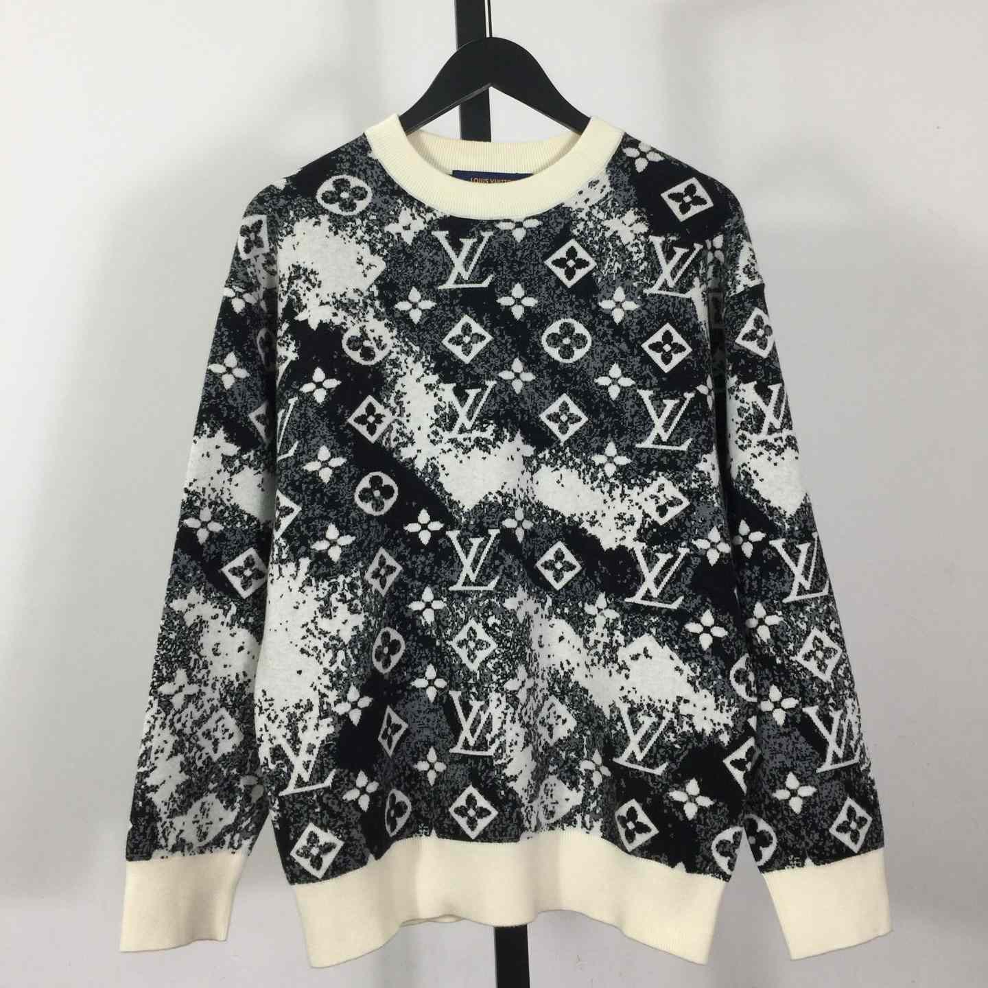 Louis Vuitton Monogram Wool Pullover Louis Vuitton Monogram Wool Pullover - DesignerGu