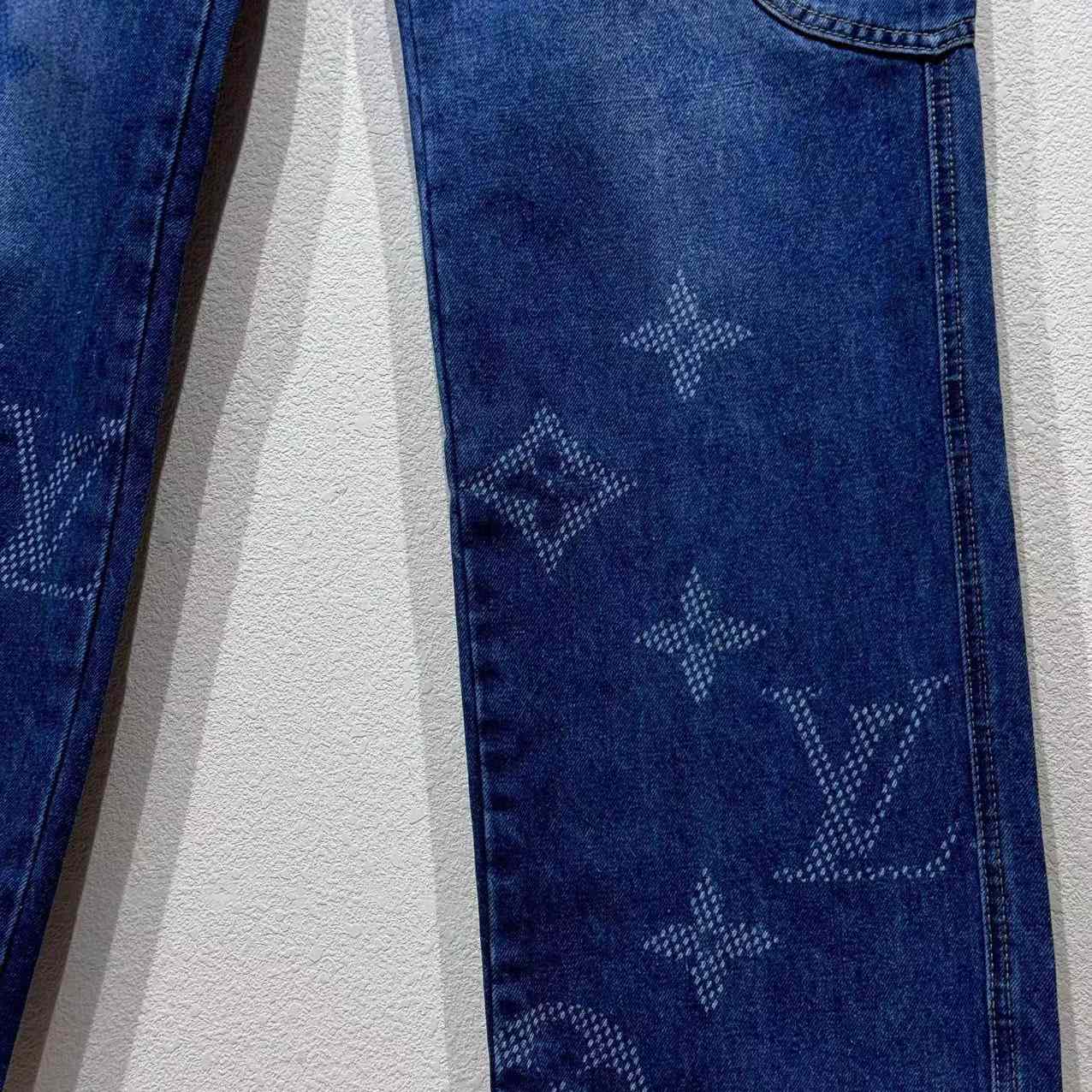 Louis Vuitton Monogram Denim Workwear Pants   1AIJUF - DesignerGu