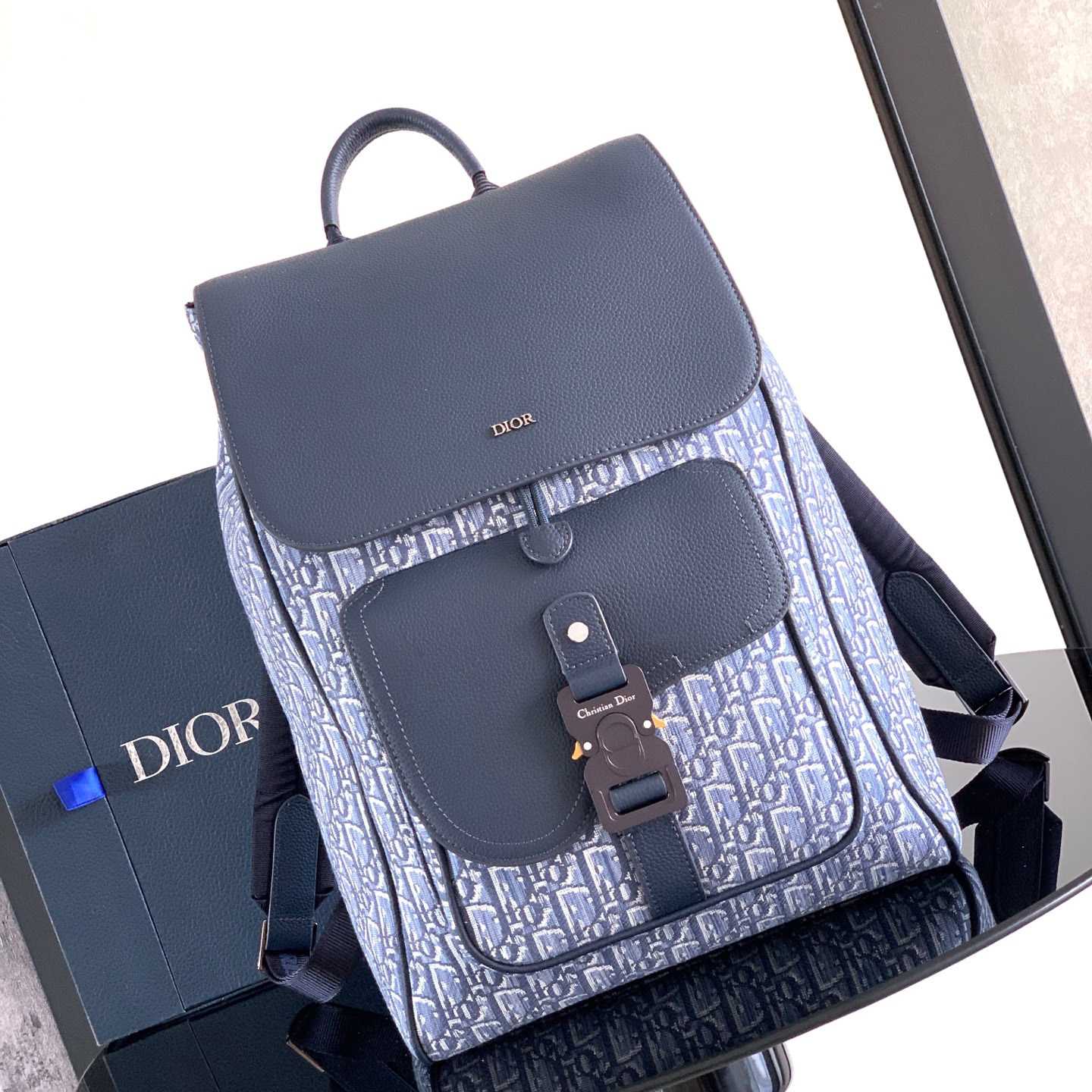 Dior Saddle Backpack With Flap  - DesignerGu