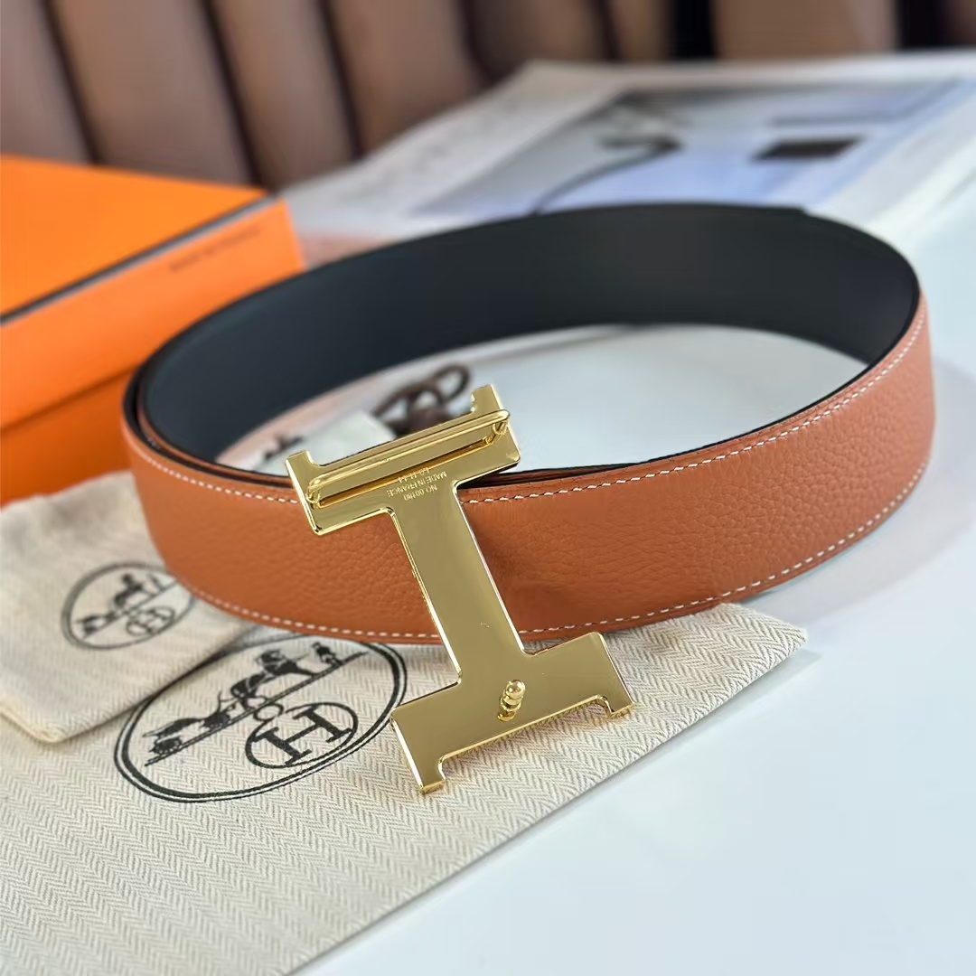 Hermes Reversible Leather Belts    38 mm - DesignerGu