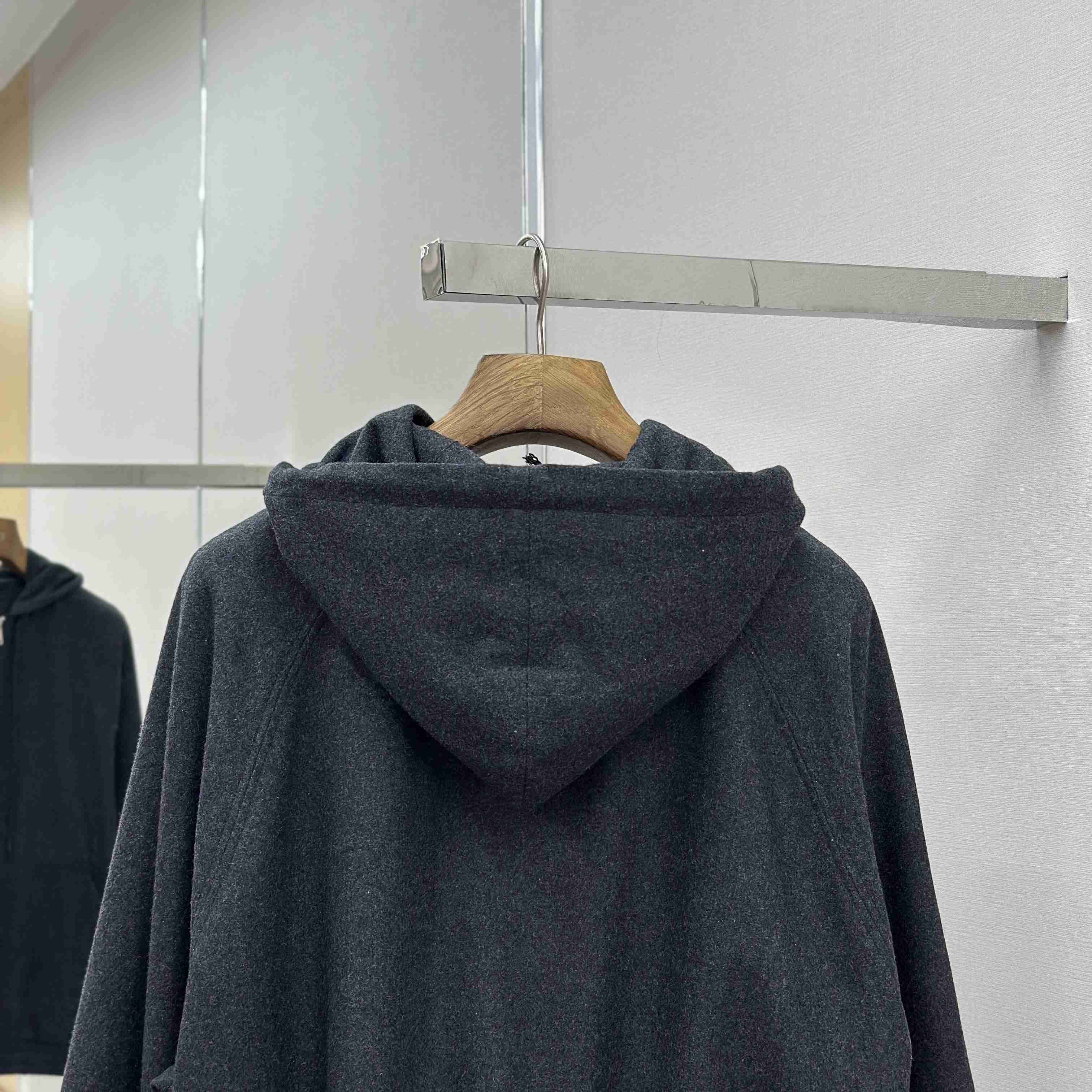 Fendi Dark Grey Cashmere Sweatshirt - DesignerGu