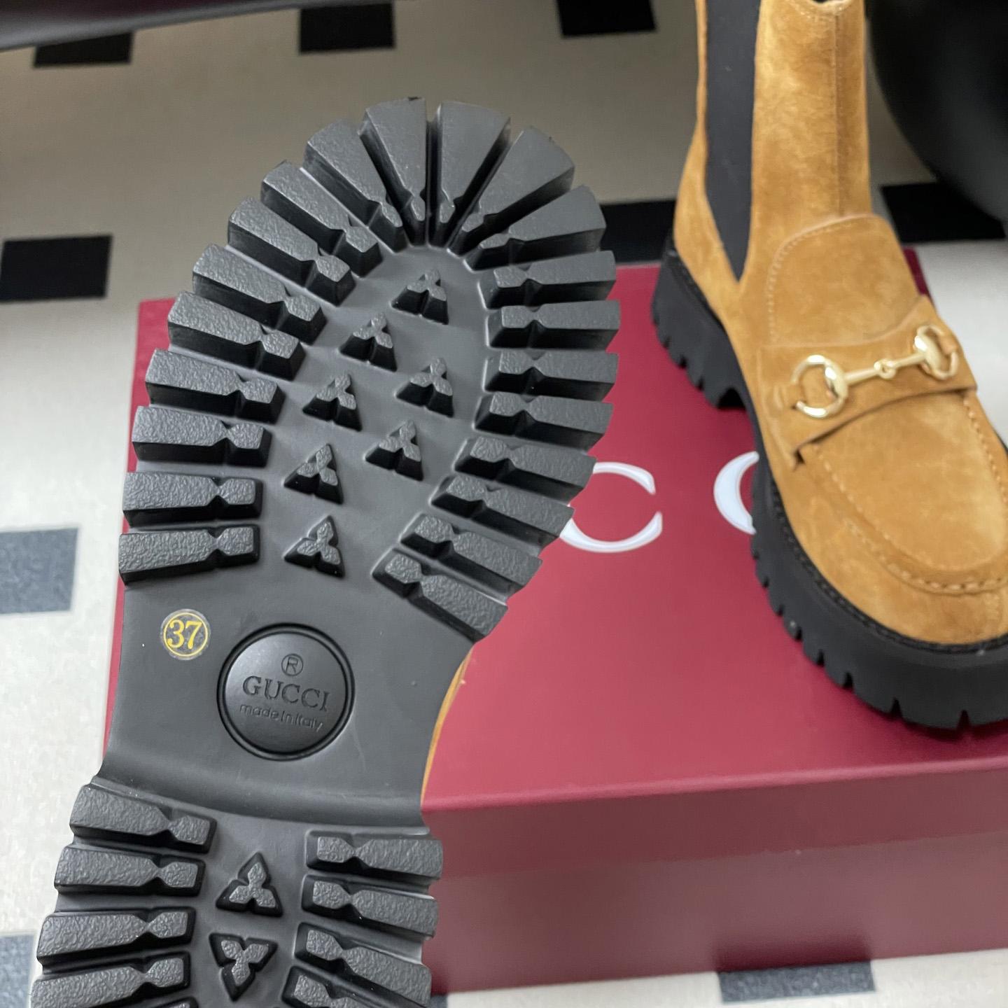 Gucci Women's Ankle Boot With Horsebit - DesignerGu