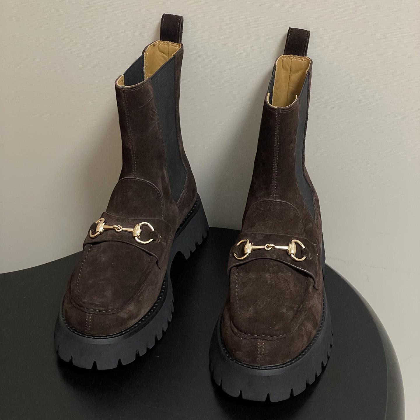 Gucci Women's Ankle Boot With Horsebit - DesignerGu