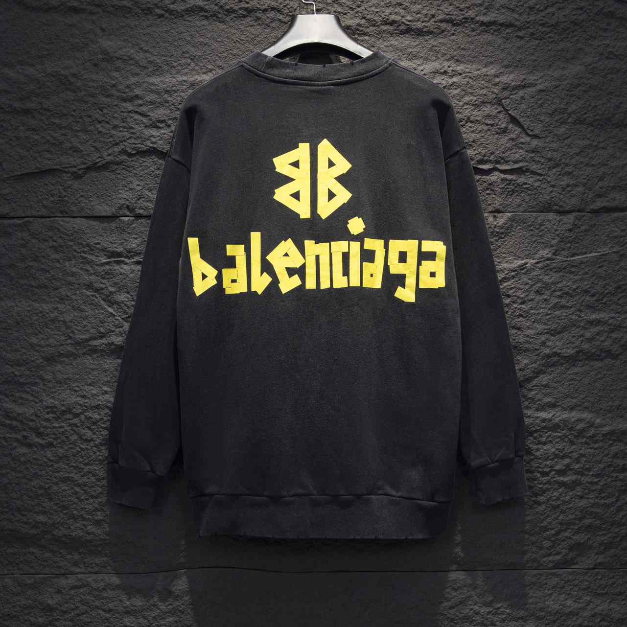 Balenciaga Tape Type Double Front Sweatshirt  - DesignerGu