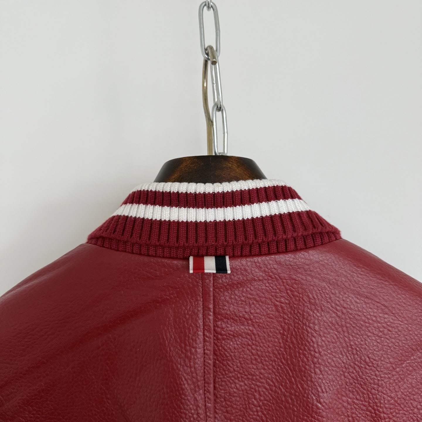 Thom Browne 4-bar Leather Bomber Jacket - DesignerGu