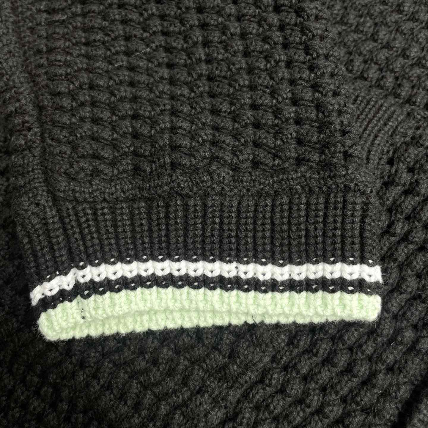 Casablanca Buttoned Ribbed Knit Cardigan   D0114 - DesignerGu