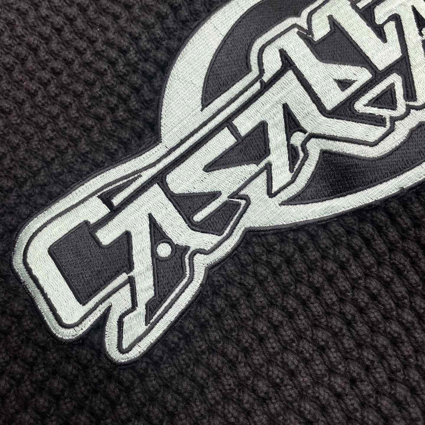 Casablanca Buttoned Ribbed Knit Cardigan   D0114 - DesignerGu