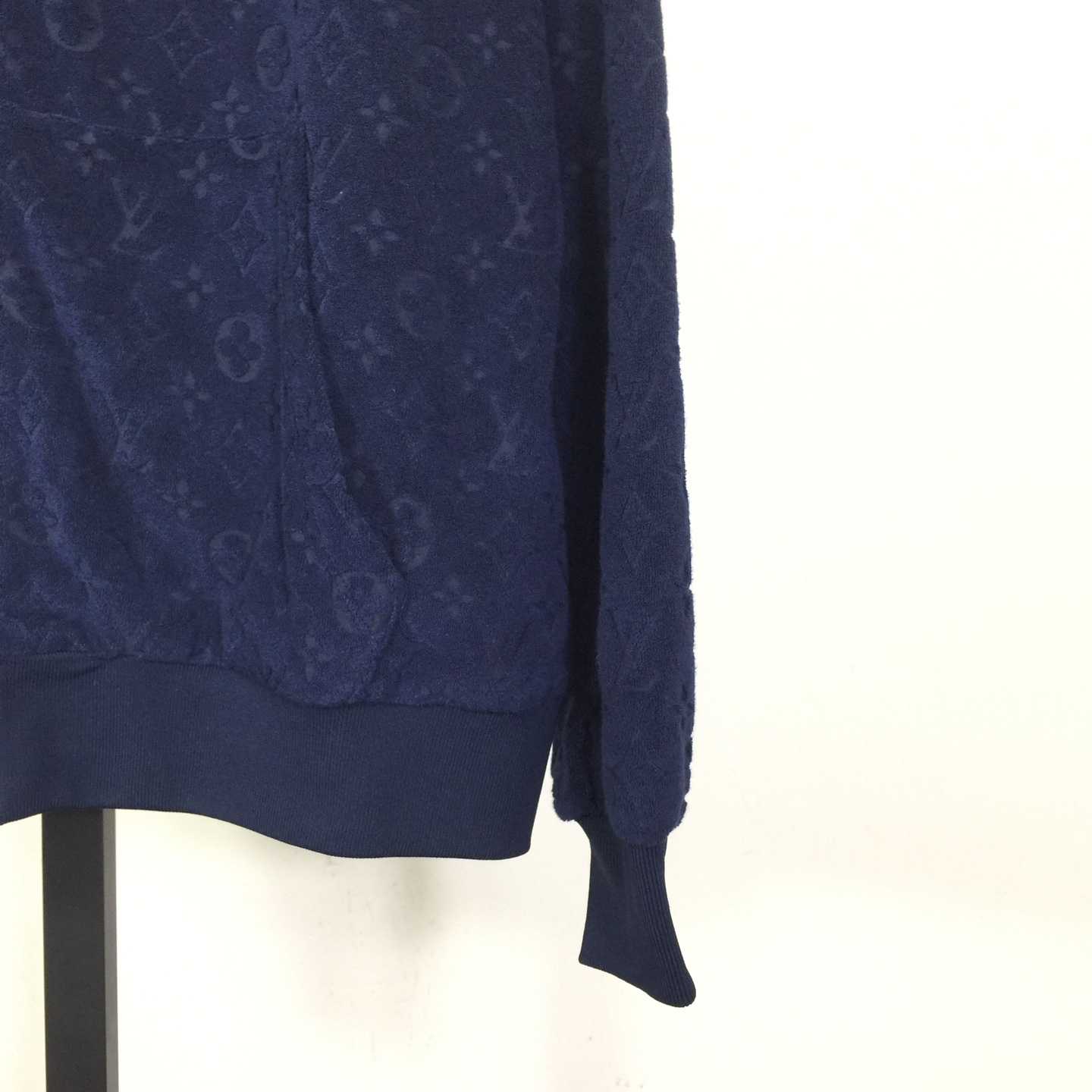 Louis Vuitton Monogram Terry Zip-Through Hoodie   1AHUWX - DesignerGu