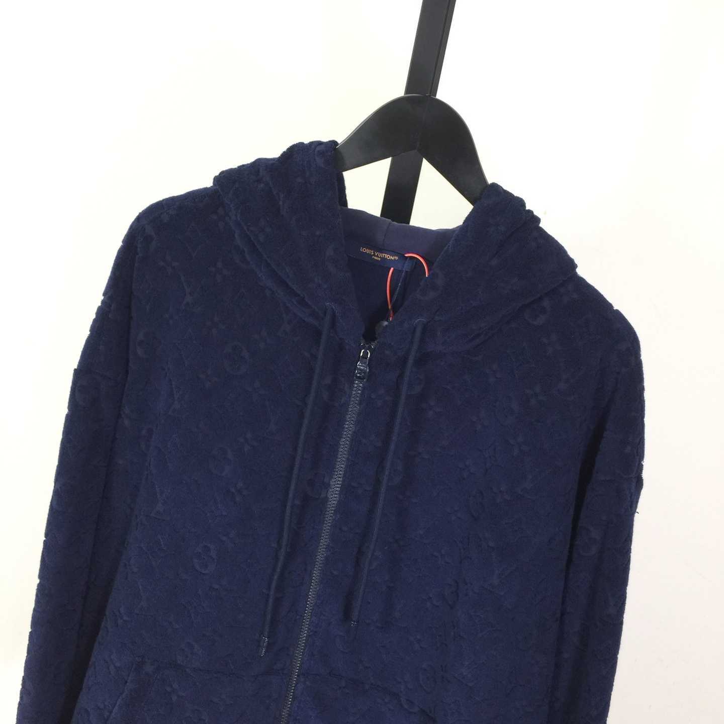 Louis Vuitton Monogram Terry Zip-Through Hoodie   1AHUWX - DesignerGu