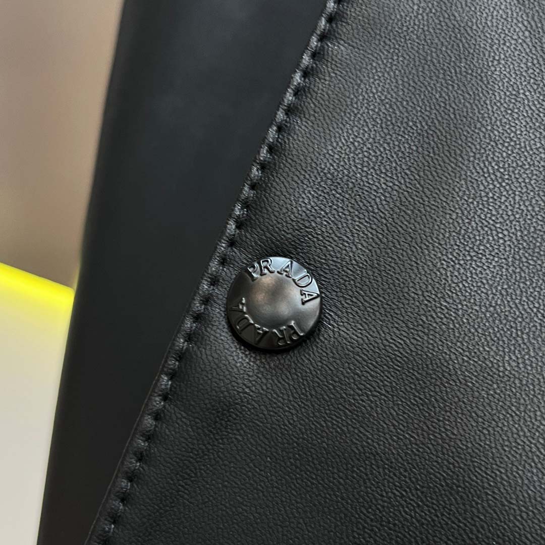 Prada Nappa Leather Shirt - DesignerGu