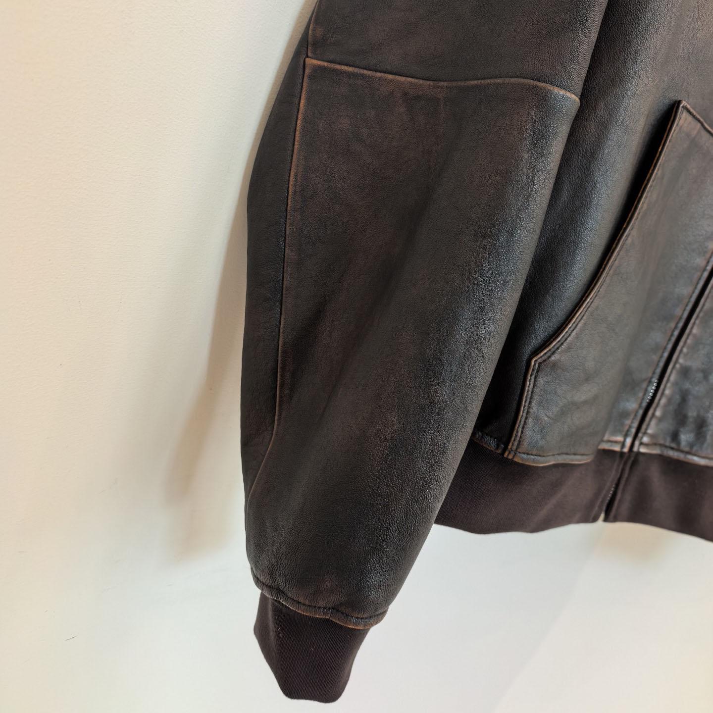 Prada Nappa Leather Hoodie Jacket - DesignerGu