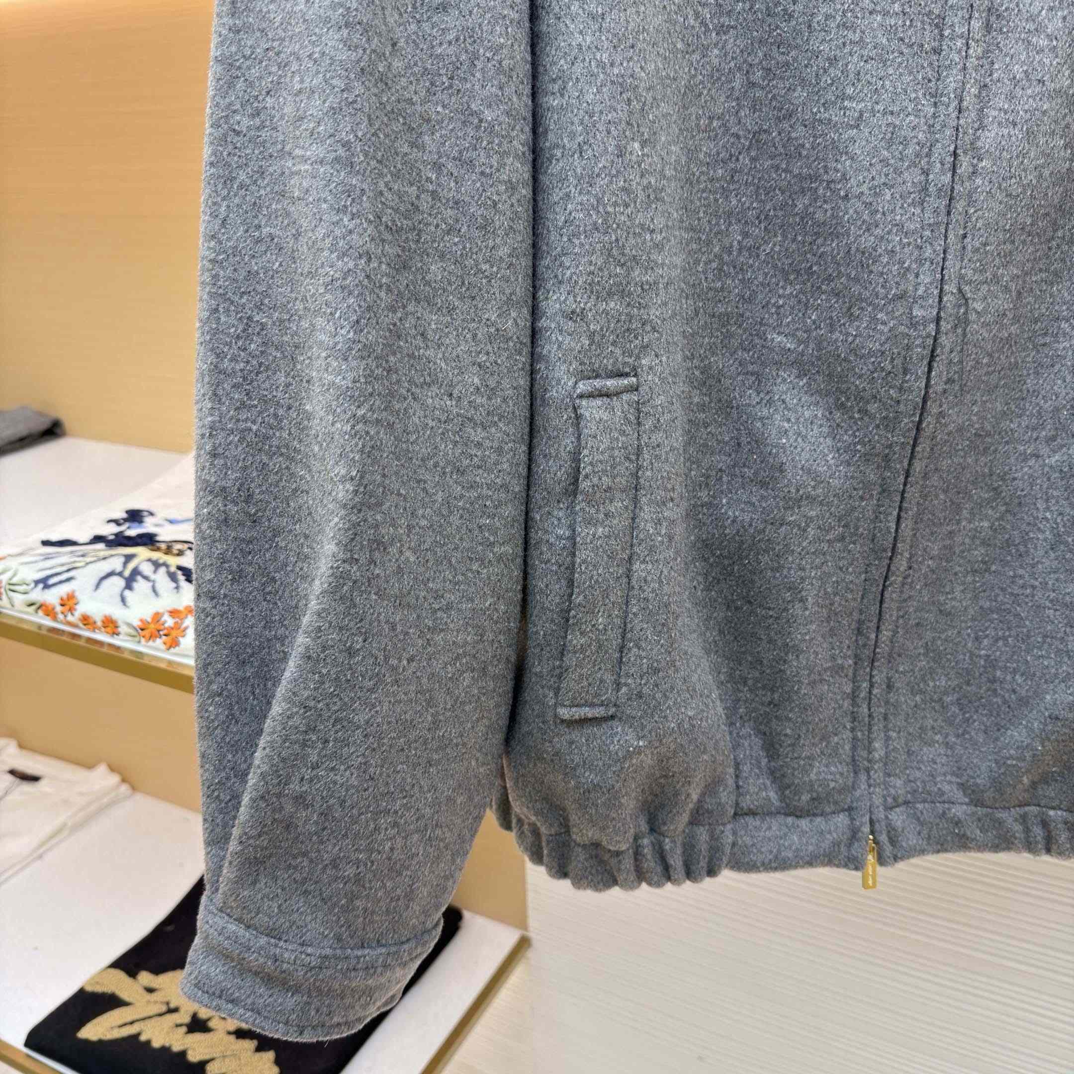 Miu Miu Double Cashmere Blouson Jacket - DesignerGu