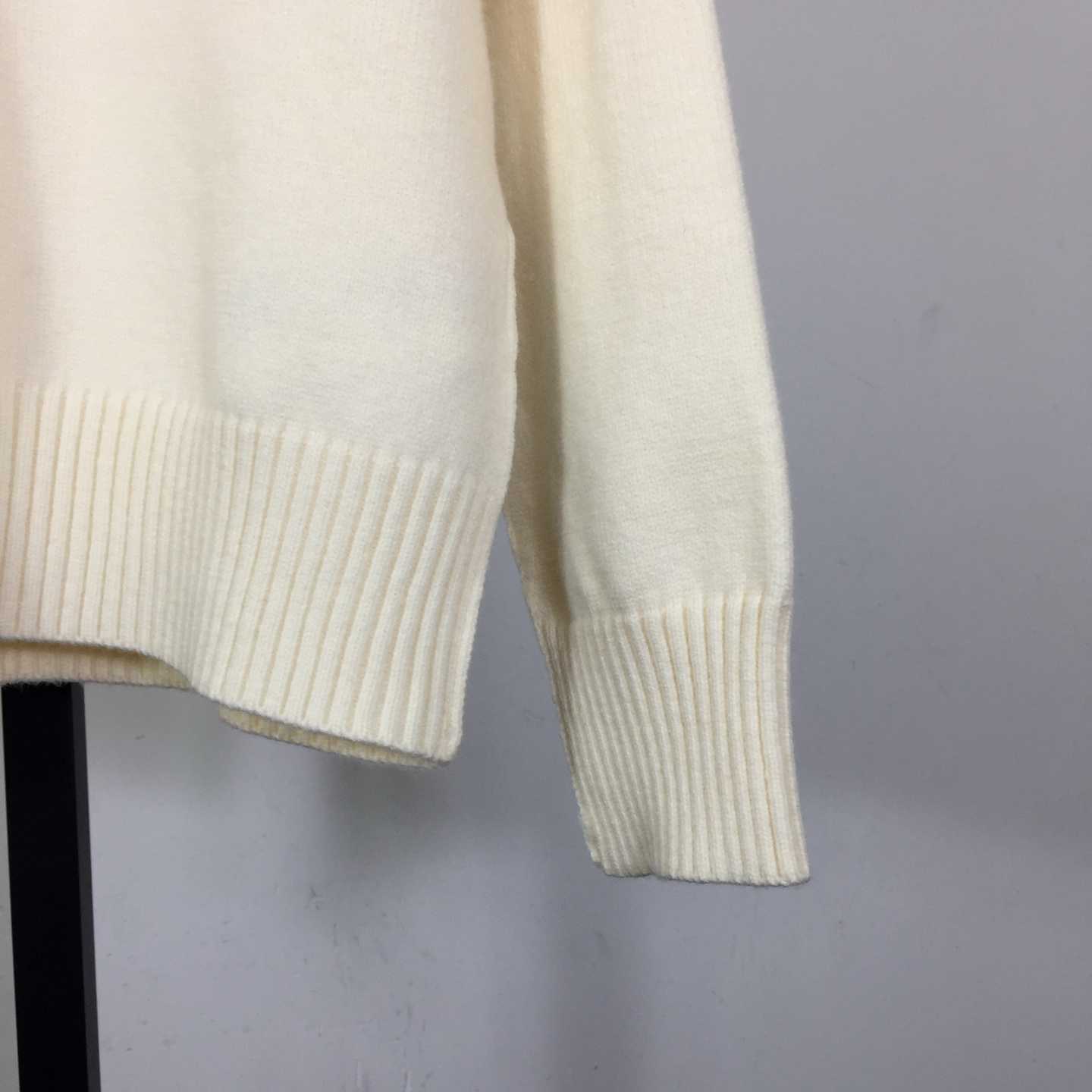 AMI Paris Ami De Coeur Wool Polo Shirt - DesignerGu