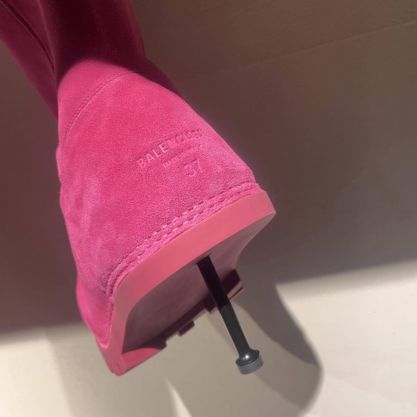 Balenciaga Alaska Fur High Boots - DesignerGu