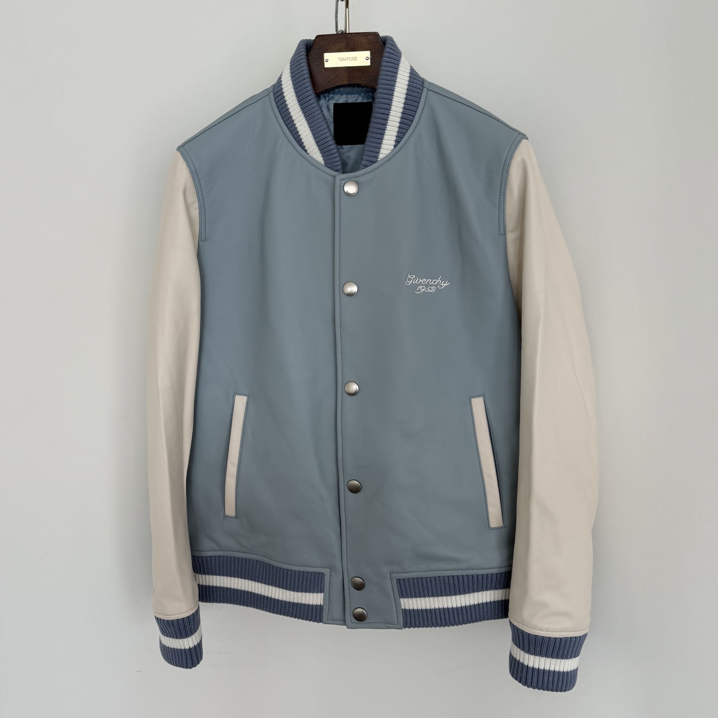 Givenchy Leather Bomber Jacket - DesignerGu