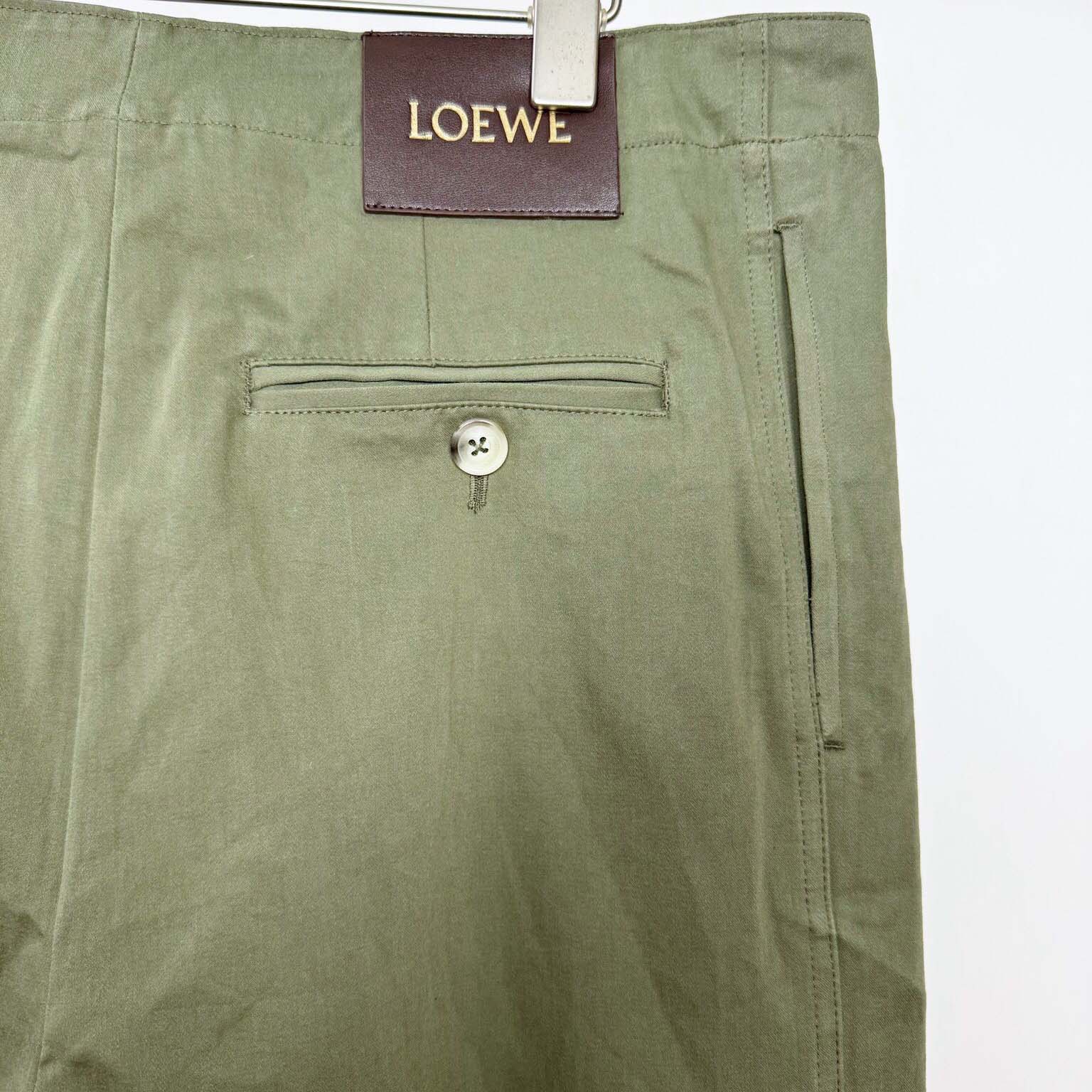 Loewe Belted Pleated Trousers - DesignerGu