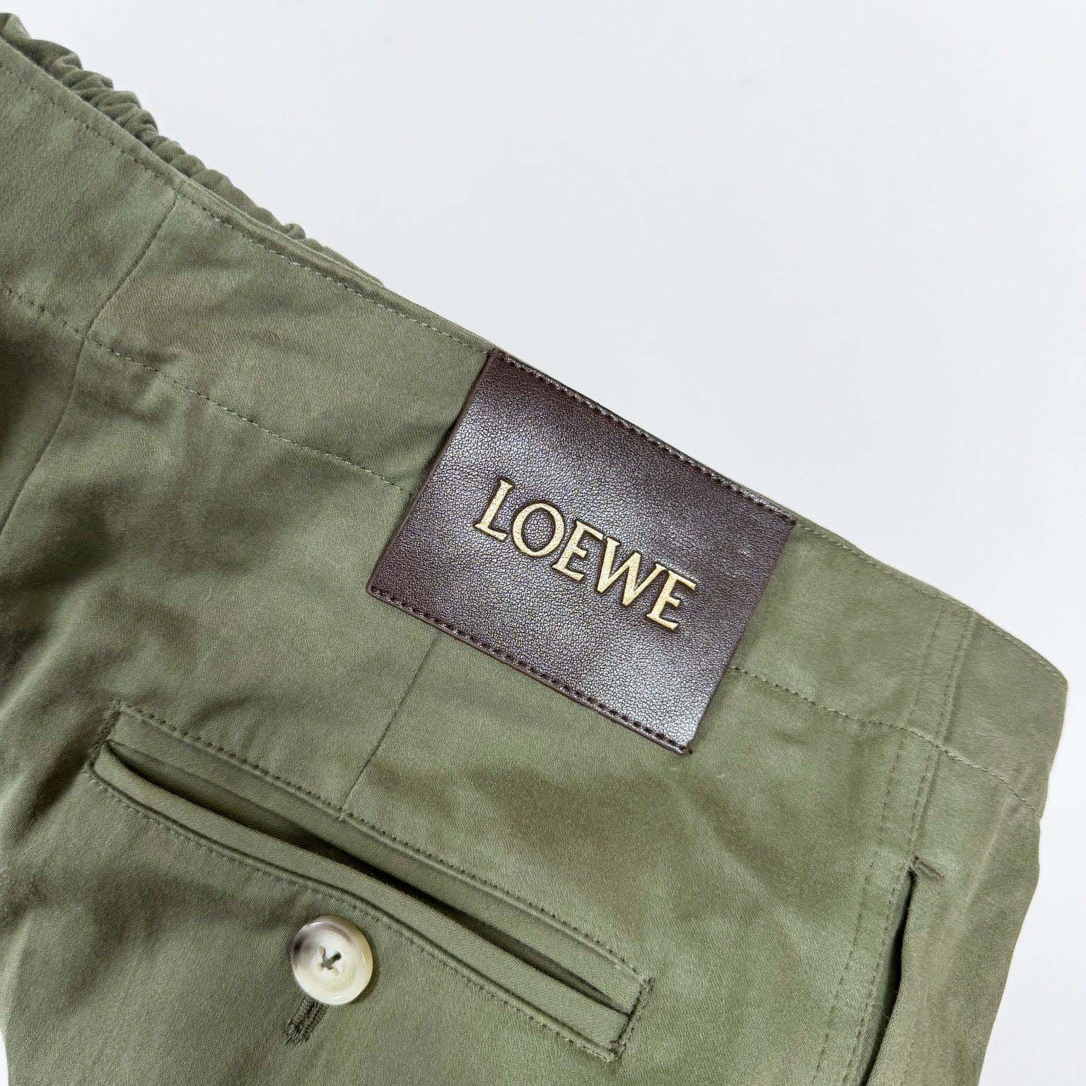 Loewe Belted Pleated Trousers - DesignerGu