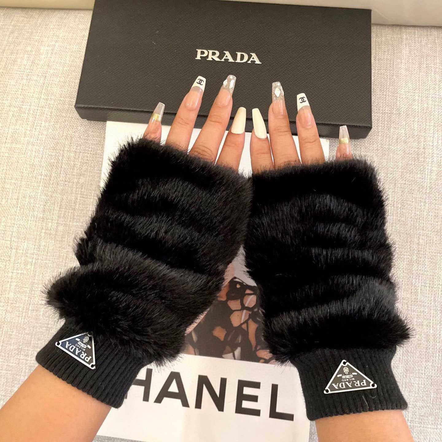 Prada Women's Gloves  - DesignerGu