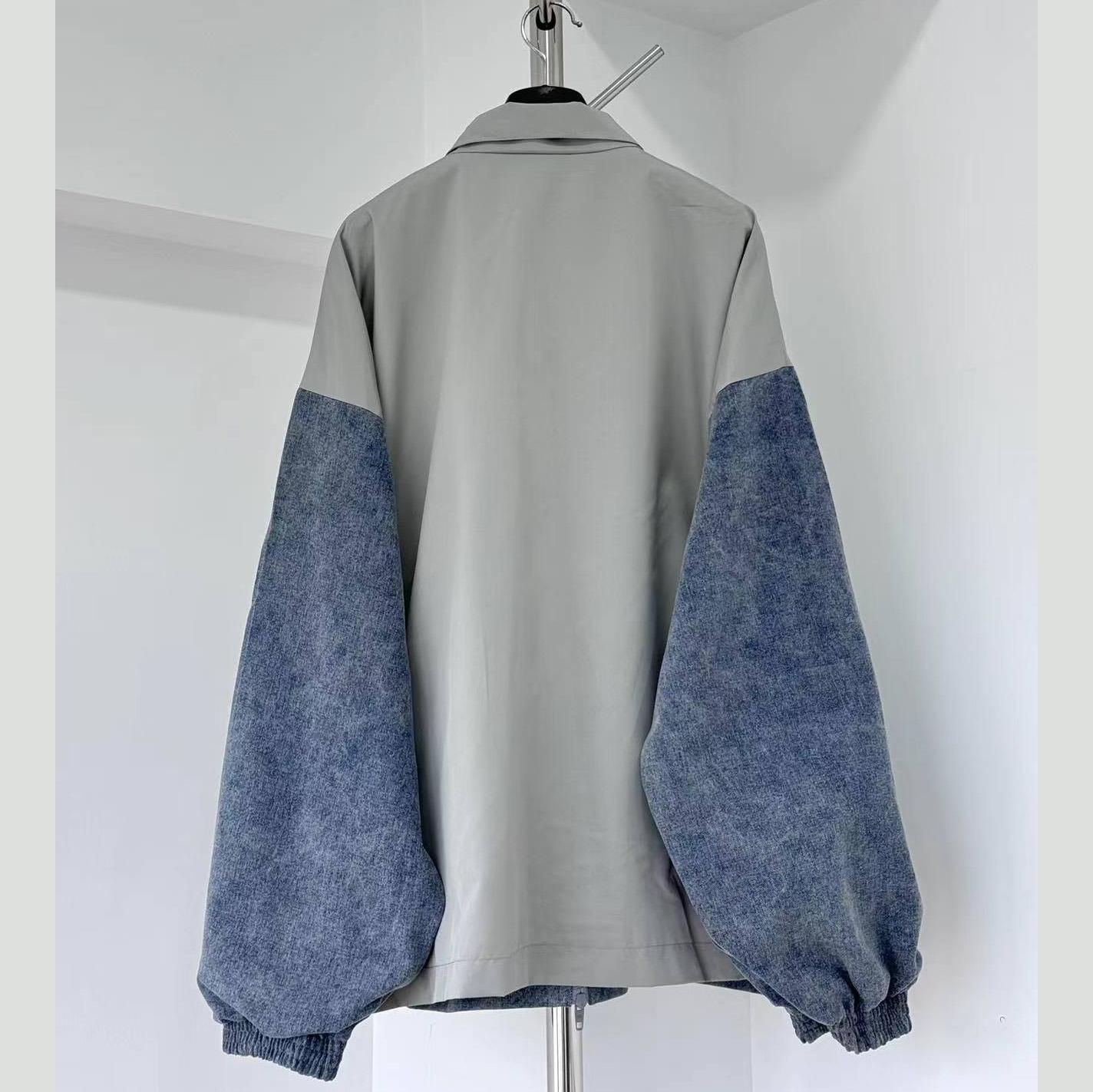 Balenciaga Logo-printed Colour-block Jacket - DesignerGu