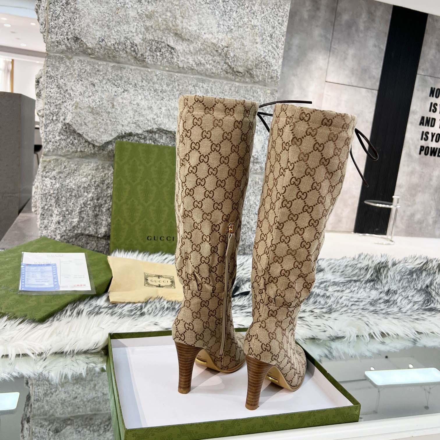 Gucci Knee High Boots - DesignerGu