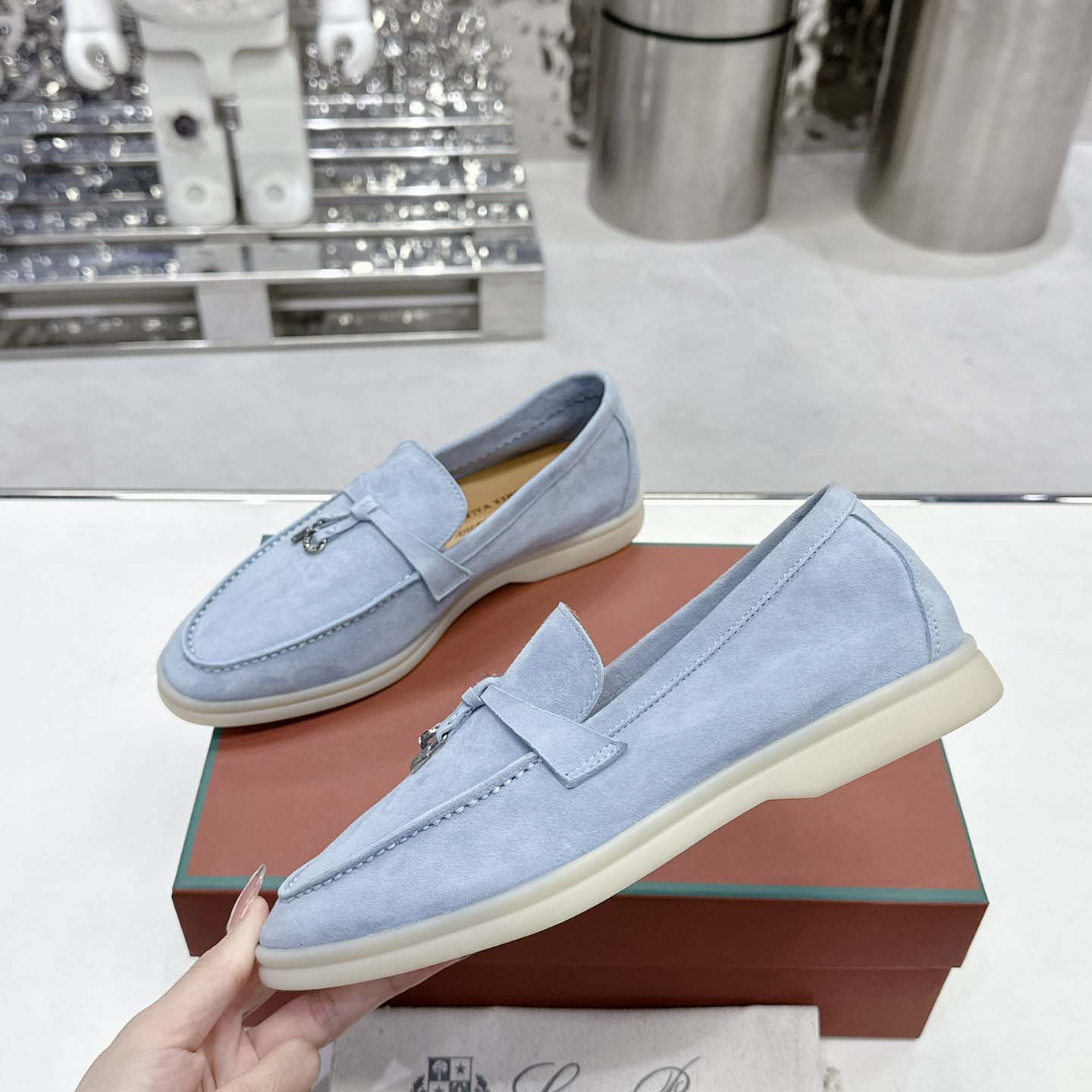 Loro Piana Summer Charms Walk loafers - DesignerGu
